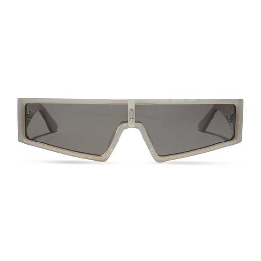 THE MANDALORIAN™️ VISOR - BESKAR™️ SILVER + GALACTIC GREY SUNGLASSES