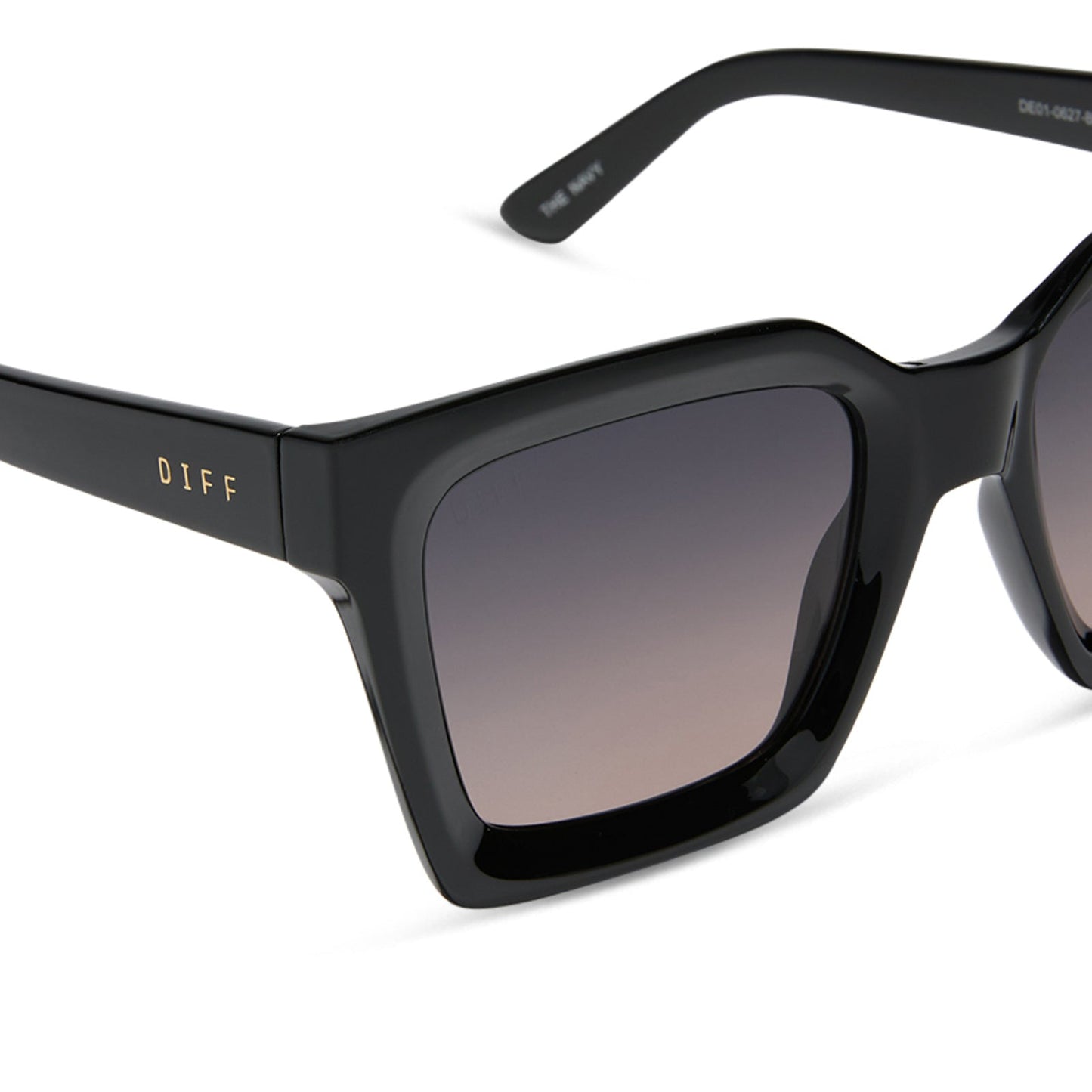 MADI NELSON - THE NAVY + BLACK + TWILIGHT GRADIENT + POLARIZED SUNGLASSES