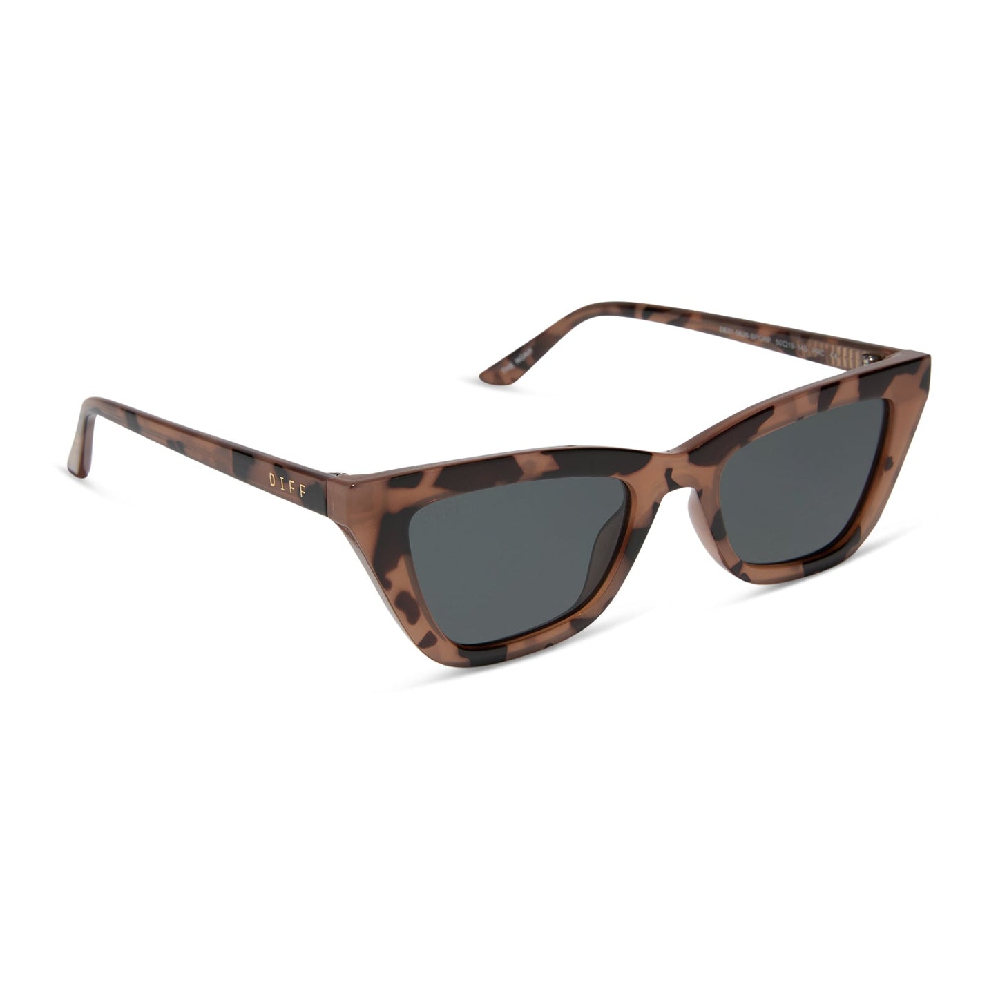 MADI NELSON - THE NOAH + BLUSH TORTOISE + GREY + POLARIZED SUNGLASSES