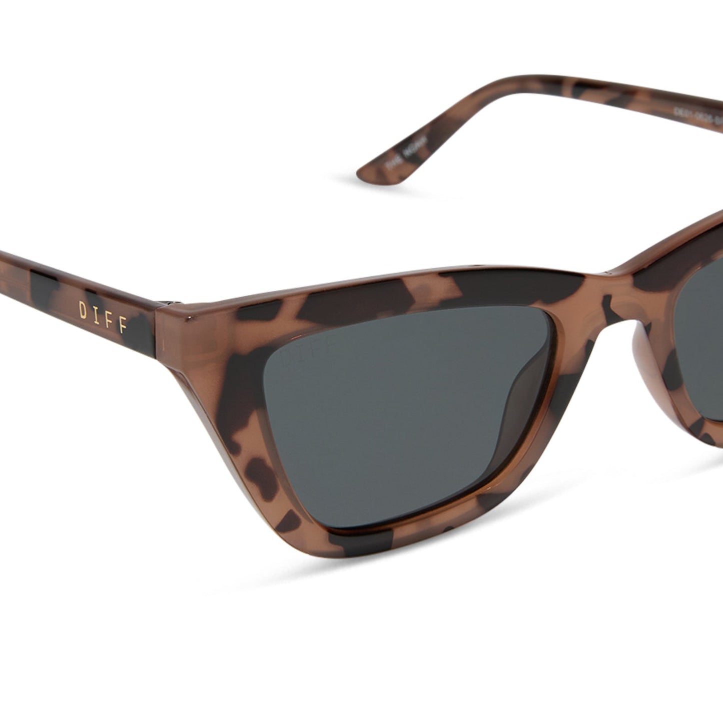 MADI NELSON - THE NOAH + BLUSH TORTOISE + GREY + POLARIZED SUNGLASSES