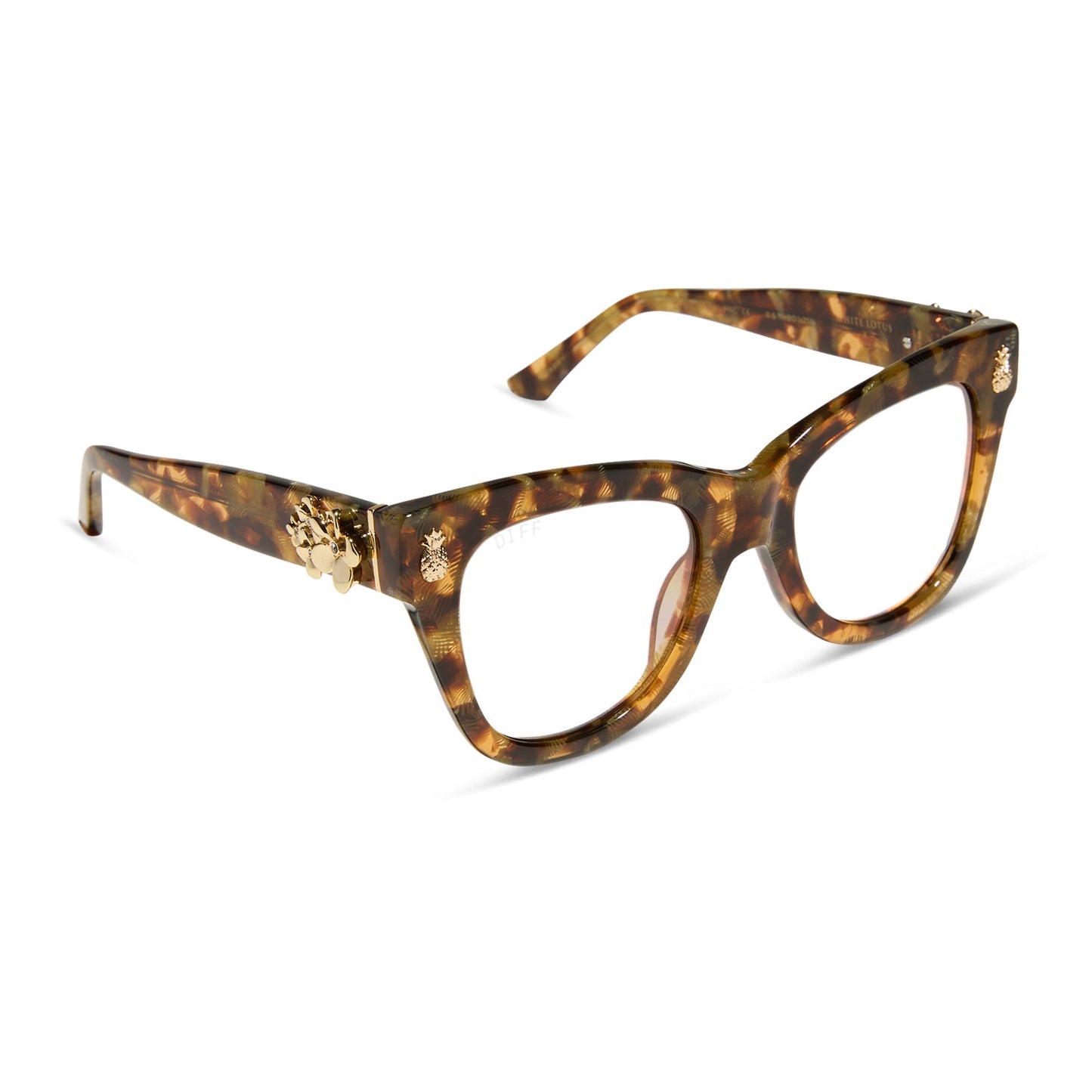 THE WHITE LOTUS - HAWAII + COCONUT PALM TORTOISE + PRESCRIPTION GLASSES