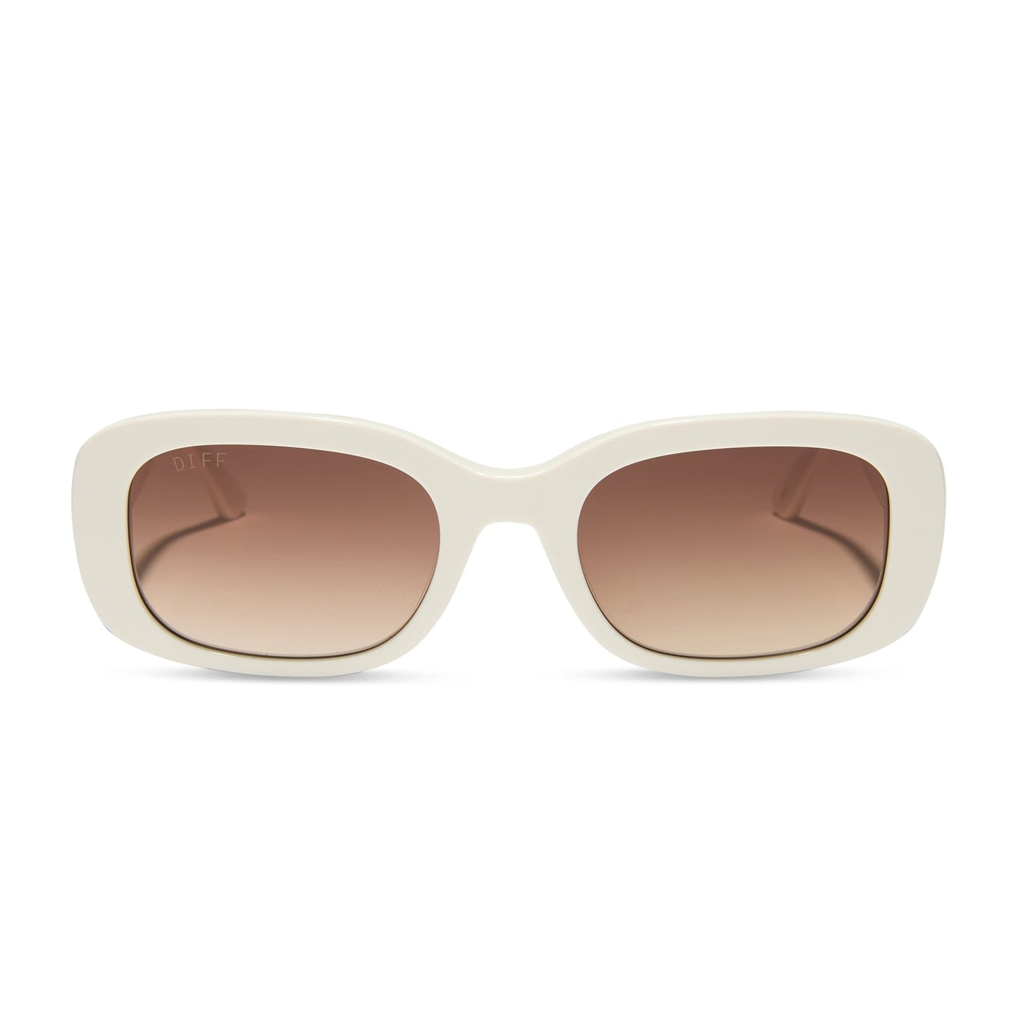 THE WHITE LOTUS - ITALY + WHITE IVORY + RICH BROWN GRADIENT SUNGLASSES