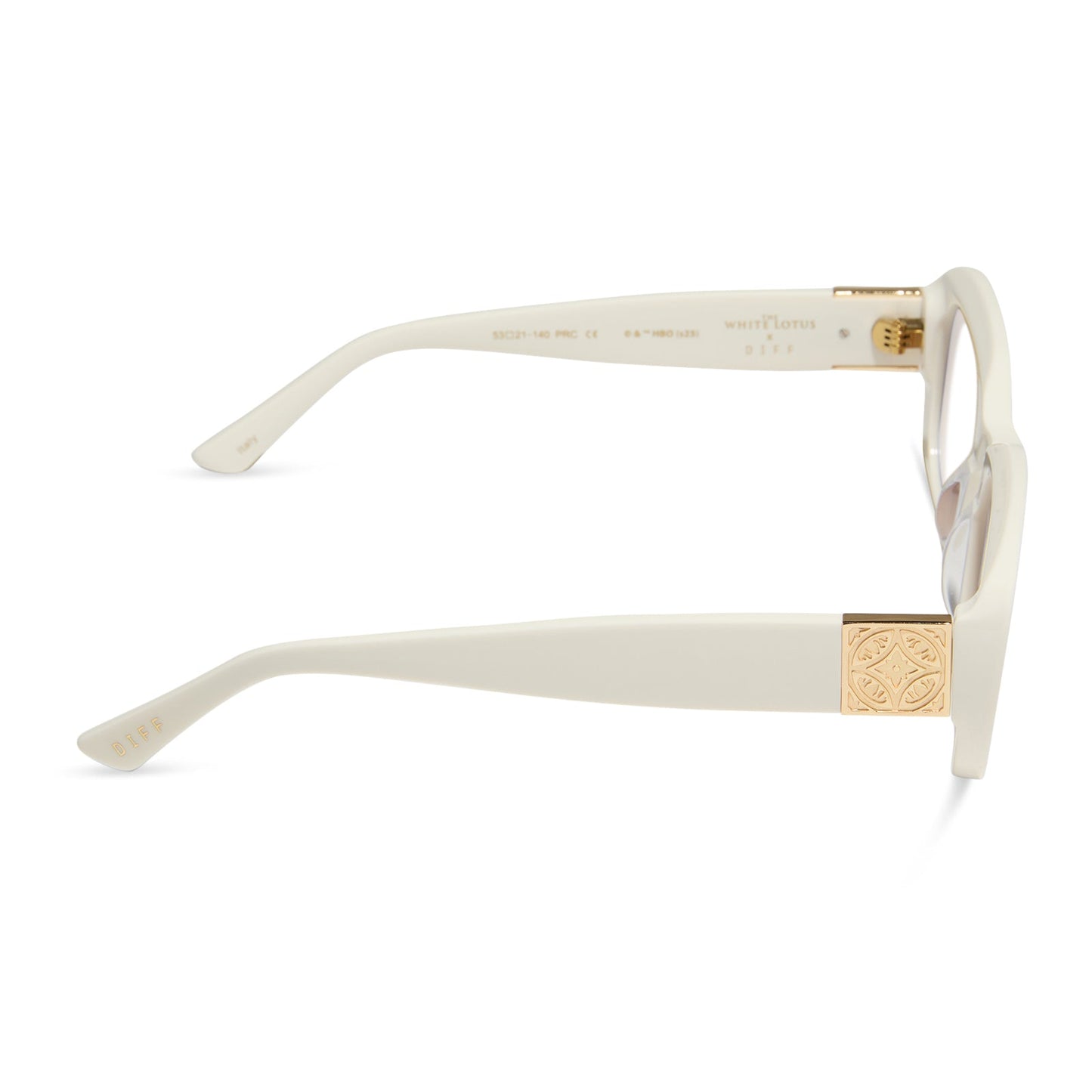 THE WHITE LOTUS - ITALY + WHITE IVORY + PRESCRIPTION GLASSES