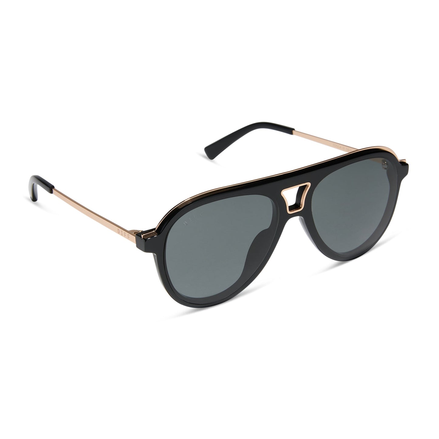 TOSCA III - BLACK + GREY + POLARIZED SUNGLASSES