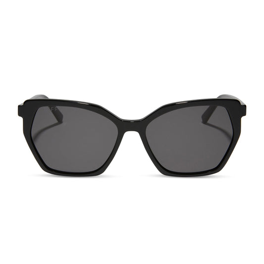 VERA - BLACK + GREY SUNGLASSES