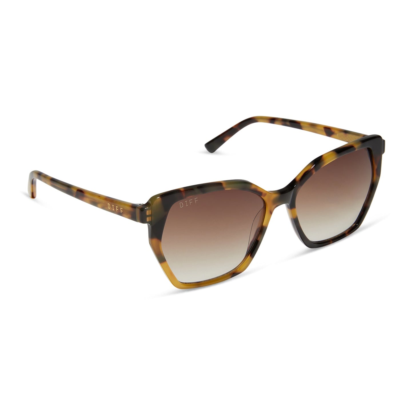 VERA - BROWN KOMBU + BROWN GRADIENT + POLARIZED SUNGLASSES