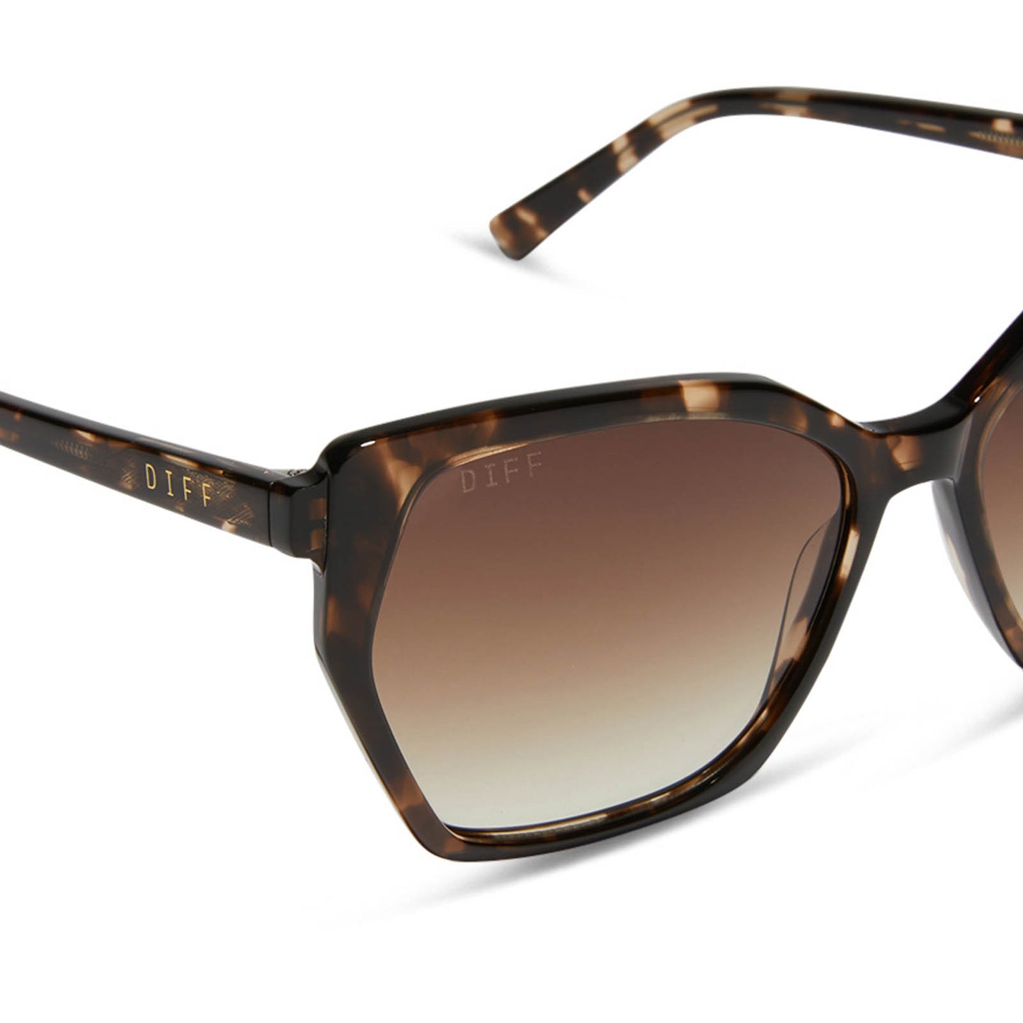 VERA - ESPRESSO TORTOISE + BROWN GRADIENT + POLARIZED SUNGLASSES