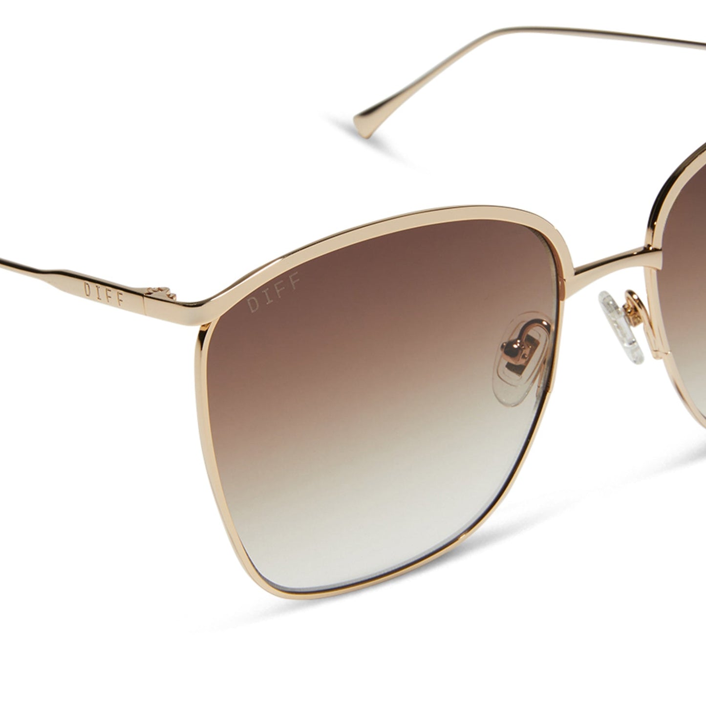 VITTORIA - GOLD + BROWN GRADIENT + POLARIZED SUNGLASSES