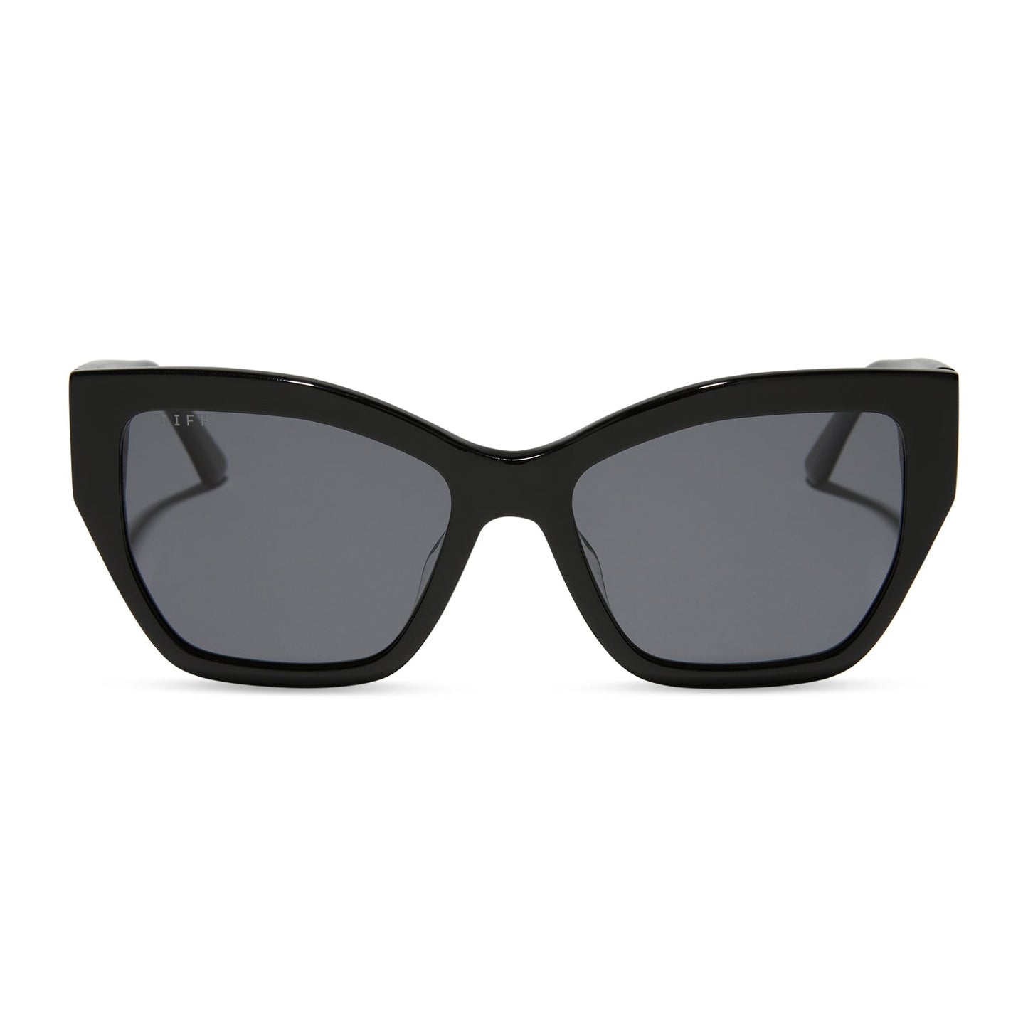 VIVIENNE - BLACK + GREY + POLARIZED SUNGLASSES