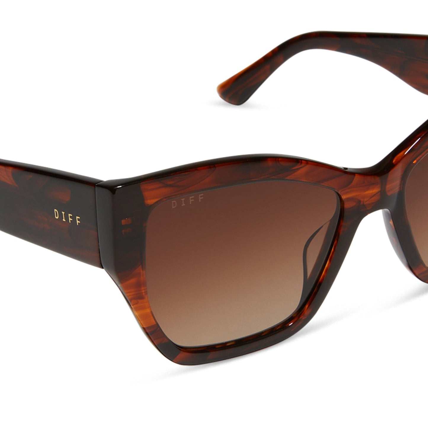 VIVIENNE - SEQUOIA TORTOISE + BROWN GRADIENT + POLARIZED SUNGLASSES