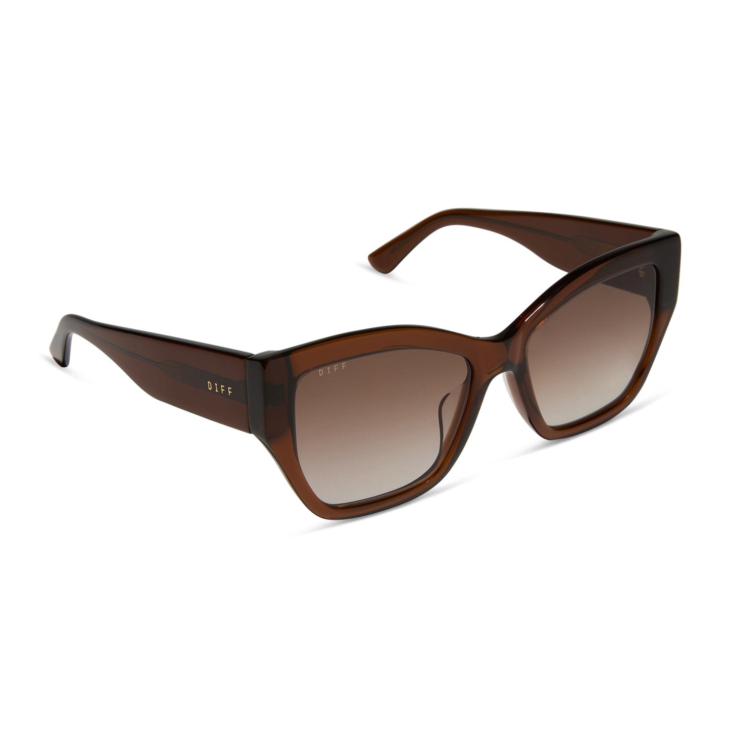 VIVIENNE - WHISKEY + BROWN GRADIENT + POLARIZED SUNGLASSES