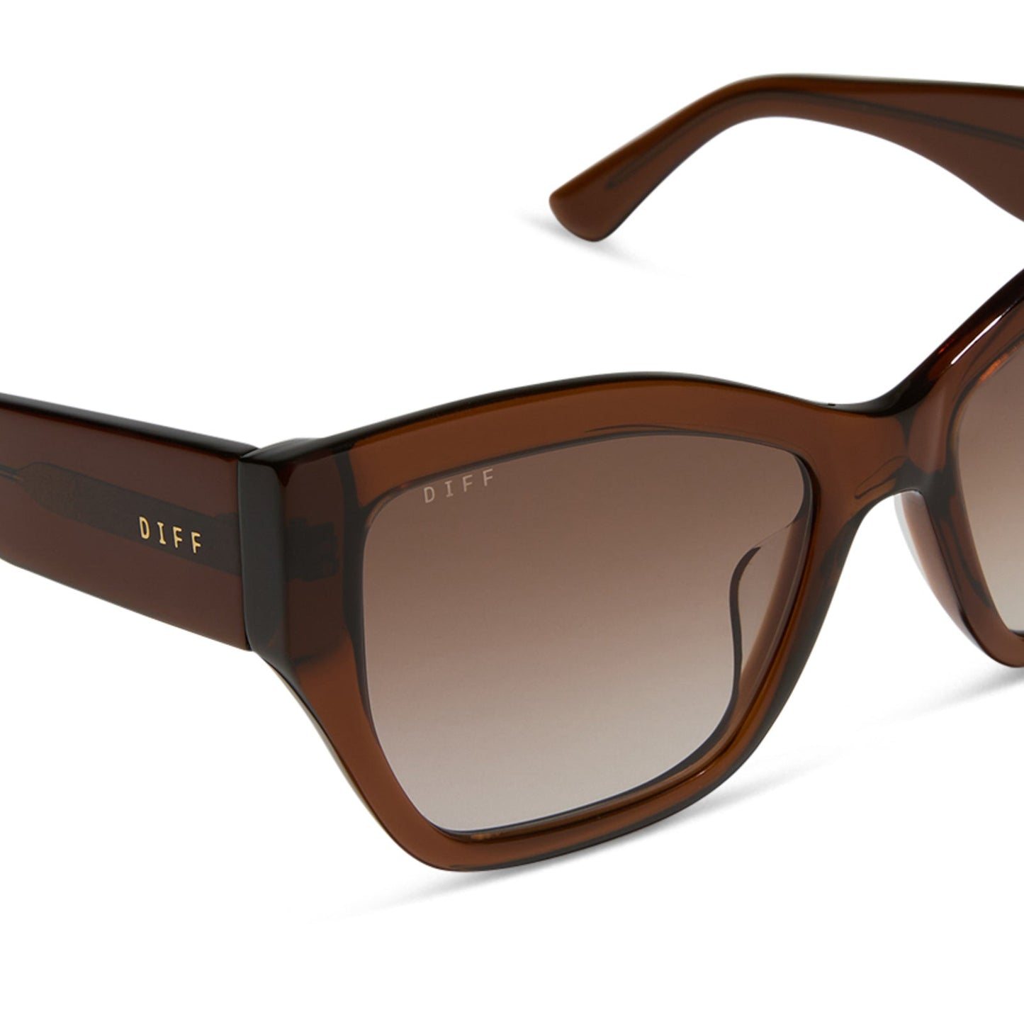 VIVIENNE - WHISKEY + BROWN GRADIENT + POLARIZED SUNGLASSES