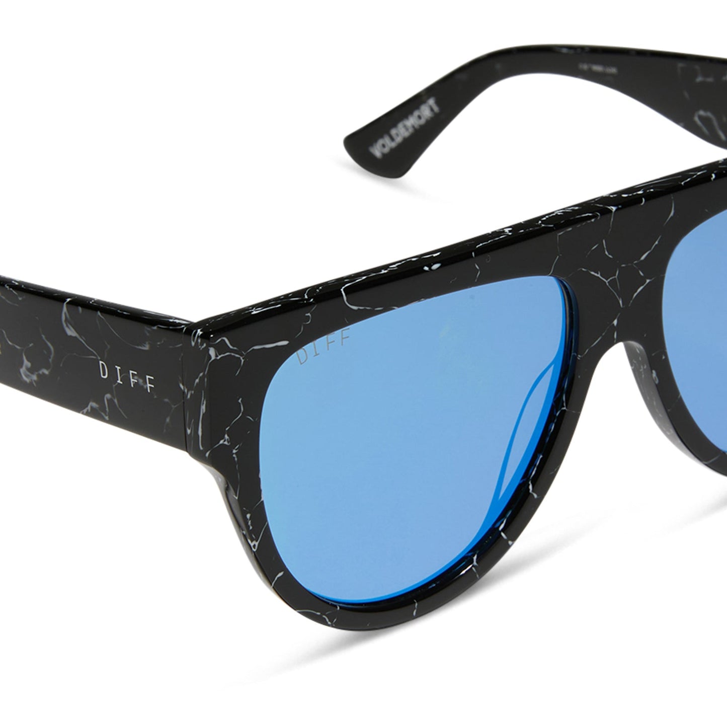 VOLDEMORT™️ - BLACK LIGHTNING + BLUE FLASH SUNGLASSES