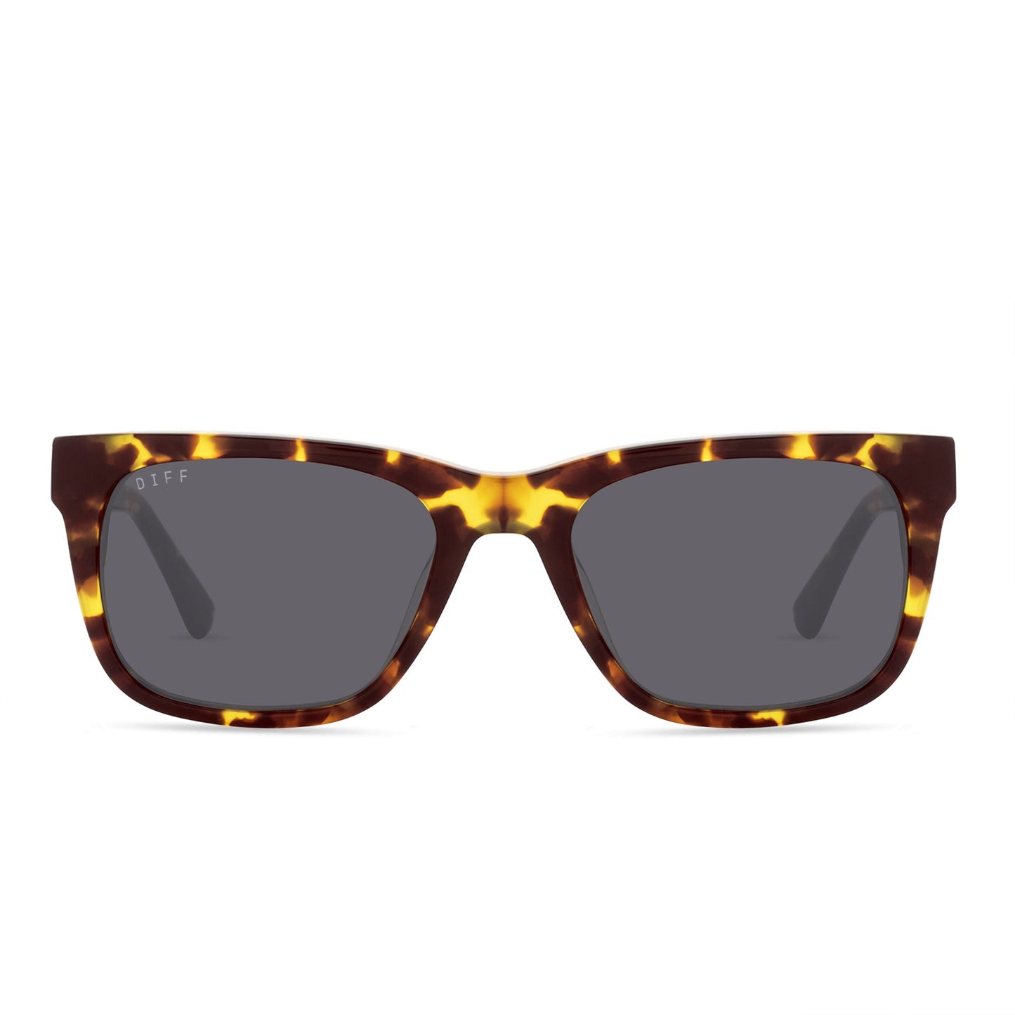 WESLEY - AMBER TORTOISE + GREY POLARIZED SUNGLASSES