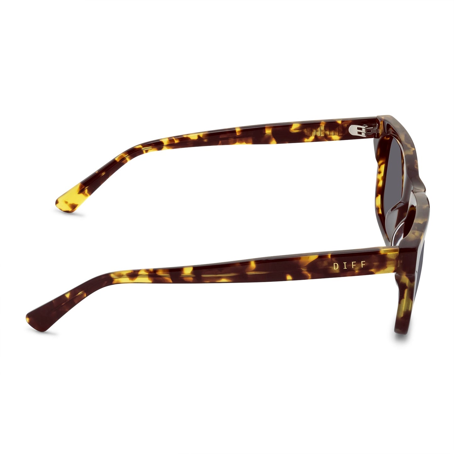 WESLEY - AMBER TORTOISE + GREY POLARIZED SUNGLASSES