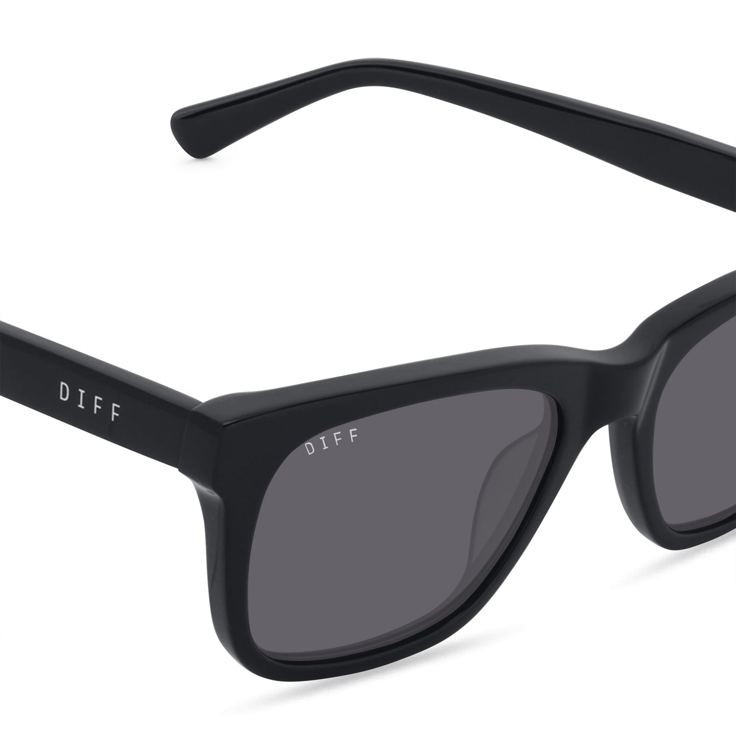 WESLEY - BLACK + GREY POLARIZED SUNGLASSES