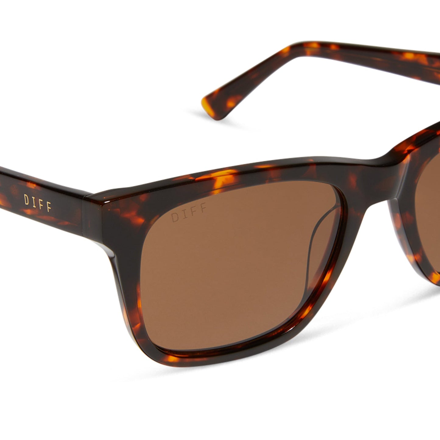 WESLEY - RICH TORTOISE + BROWN + POLARIZED SUNGLASSES