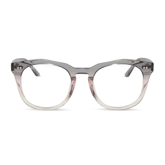 WESTON - SMOKE ROSE CRYSTAL OMBRE + PRESCRIPTION GLASSES