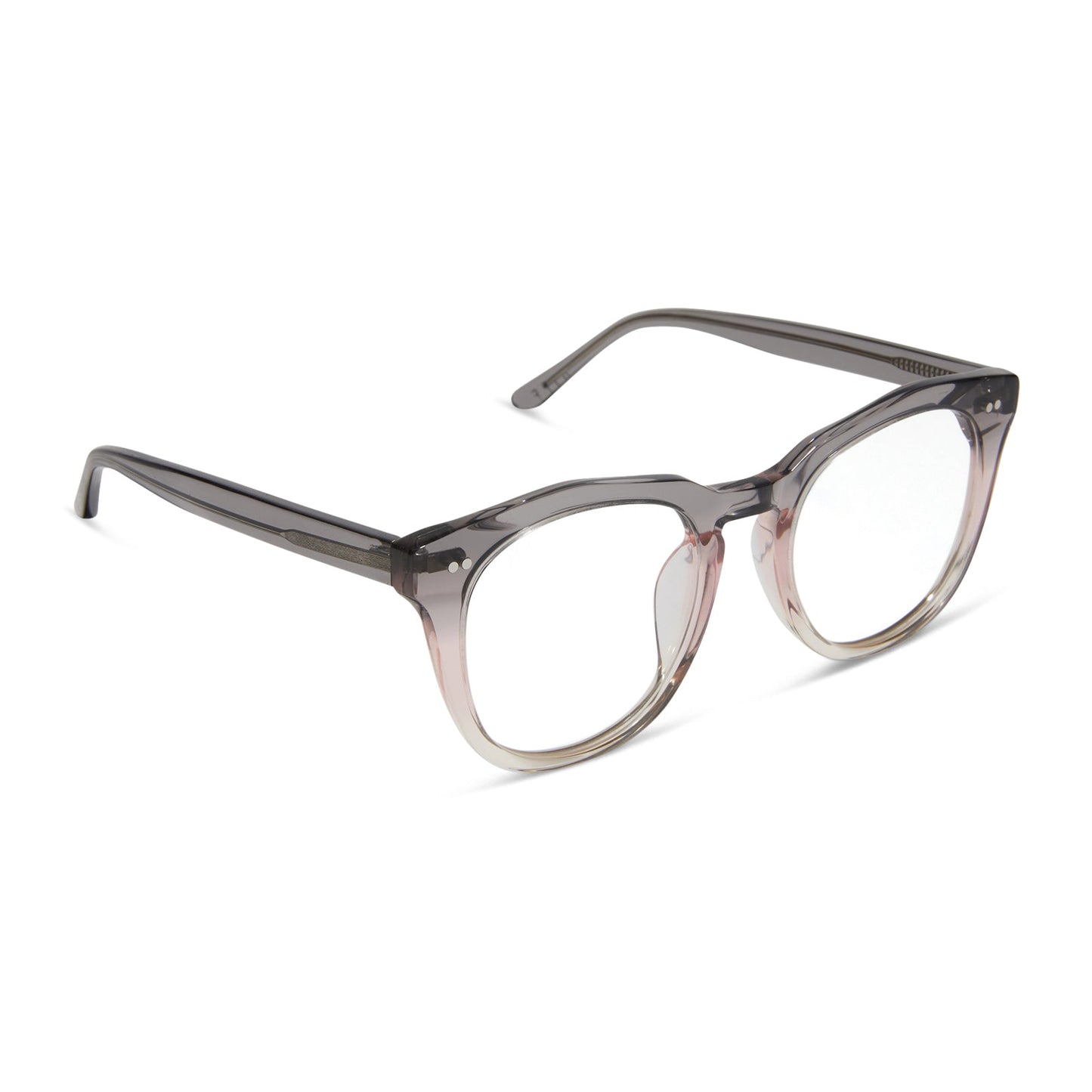 WESTON - SMOKE ROSE CRYSTAL OMBRE + PRESCRIPTION GLASSES