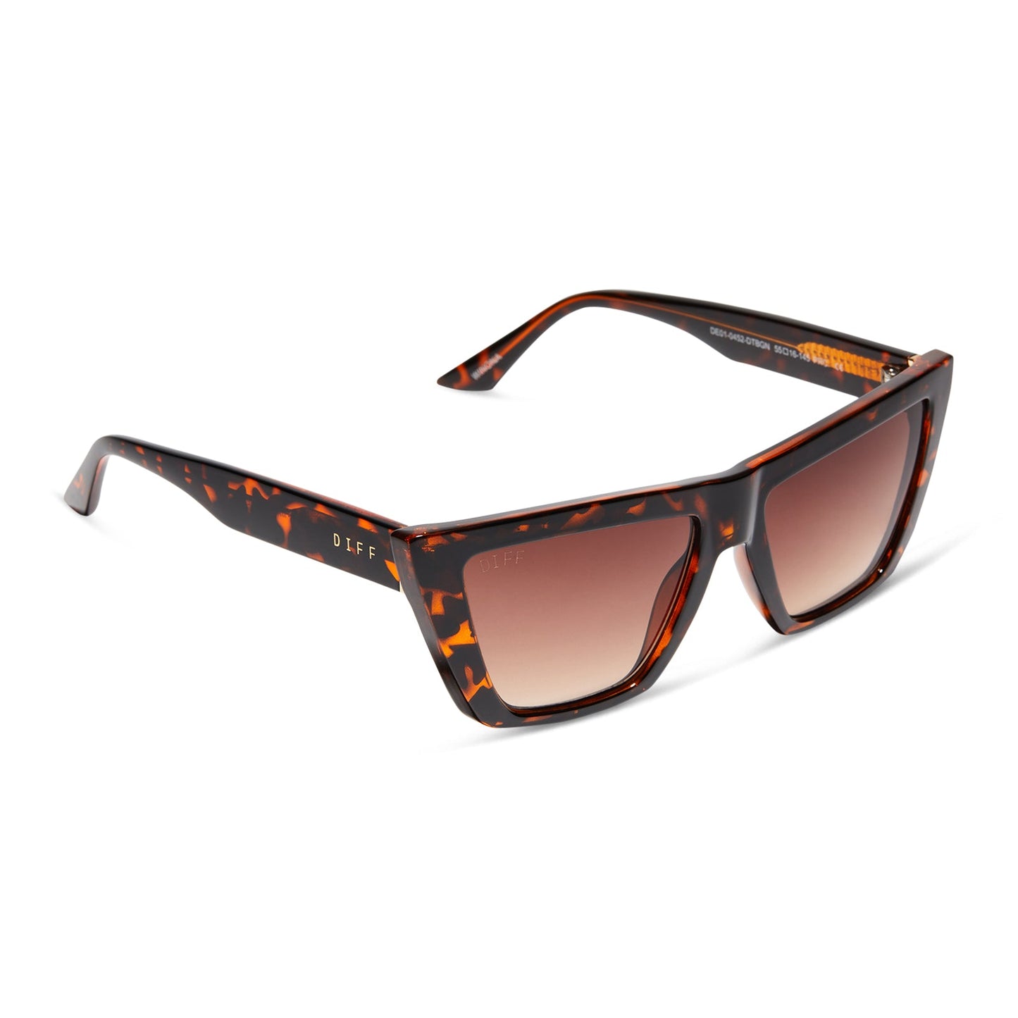 WINONA - DARK TORTOISE + BROWN GRADIENT SUNGLASSES