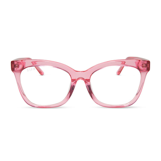 WINSTON - CANDY PINK CRYSTAL + PRESCRIPTION GLASSES