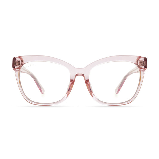 WINSTON - LIGHT PINK CRYSTAL + PRESCRIPTION GLASSES