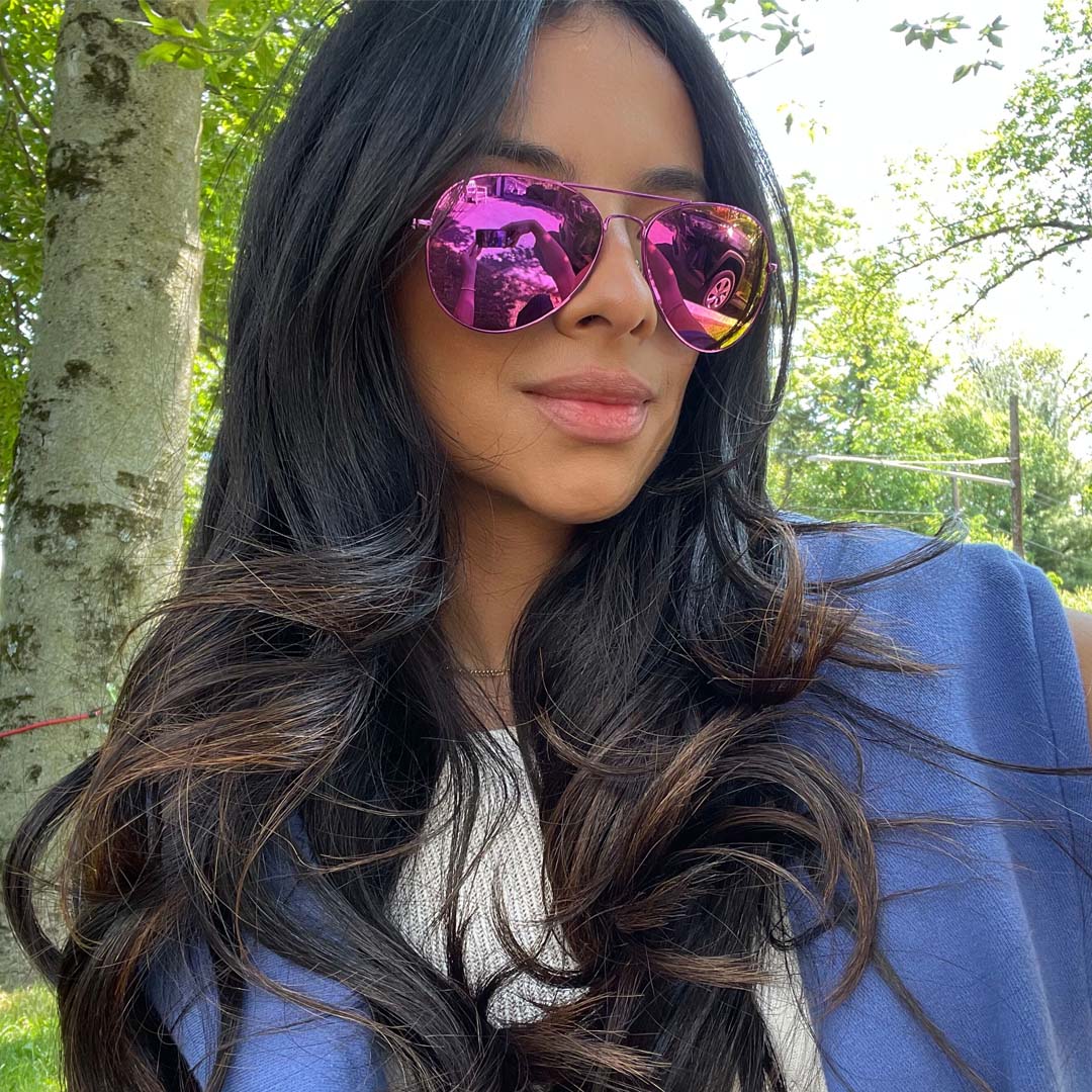 CRUZ - PINK RUSH METALLIC + PINK RUSH MIRROR SUNGLASSES