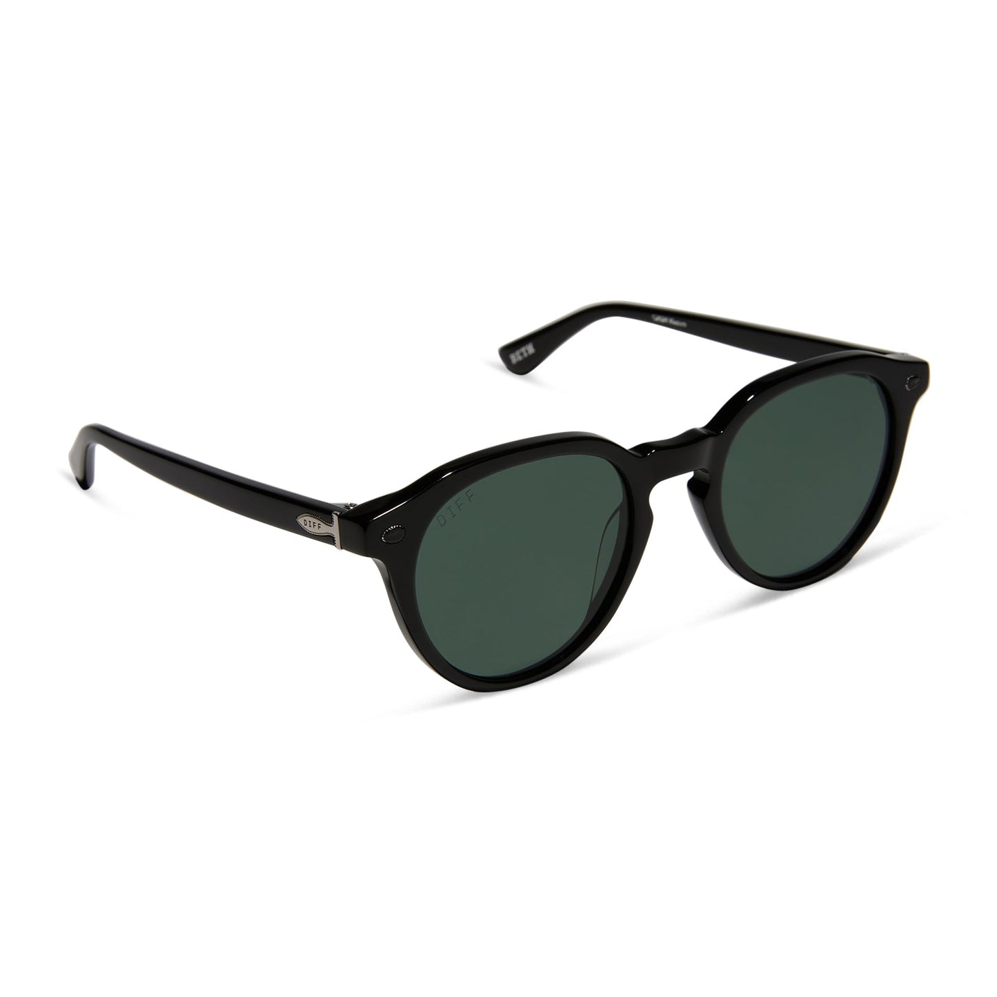 BETH - NIGHT SKY BLACK + SILVER W G15 + POLARIZED SUNGLASSES