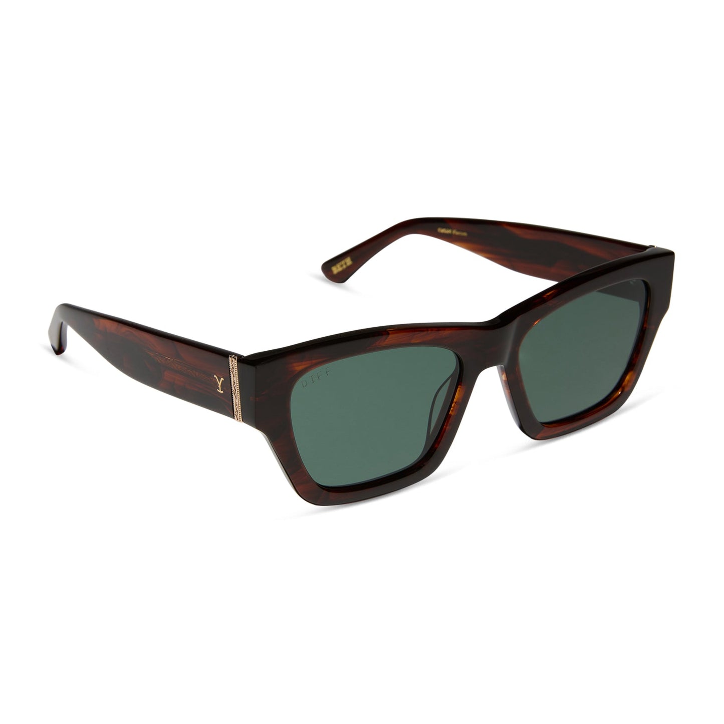 BETH II - WARM SEQUOIA TORTOISE + G15 + POLARIZED SUNGLASSES