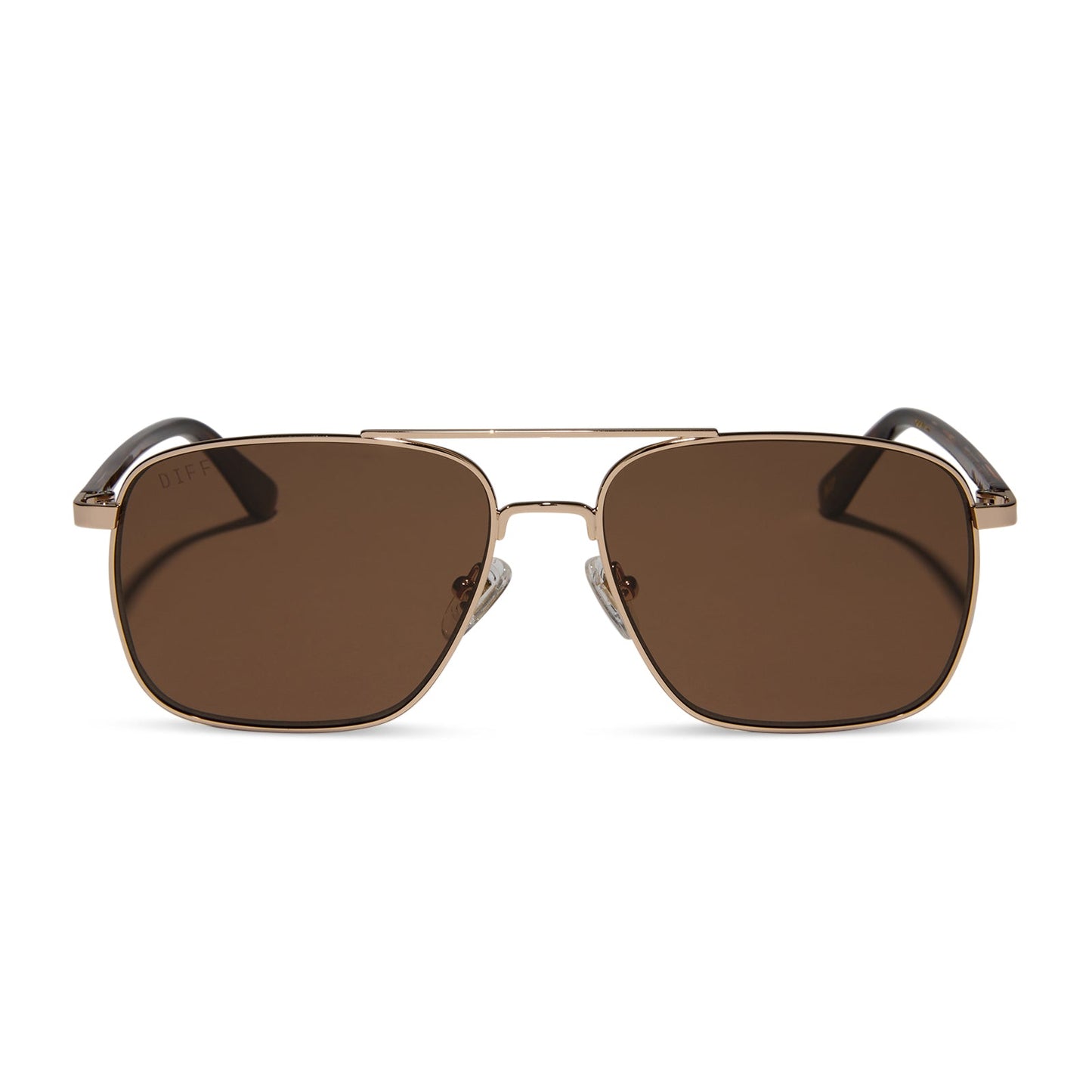 RIP WHEELER - WESTERN GOLD + MARBLED BROWN W BOLD BROWN + POLARIZED SUNGLASSES