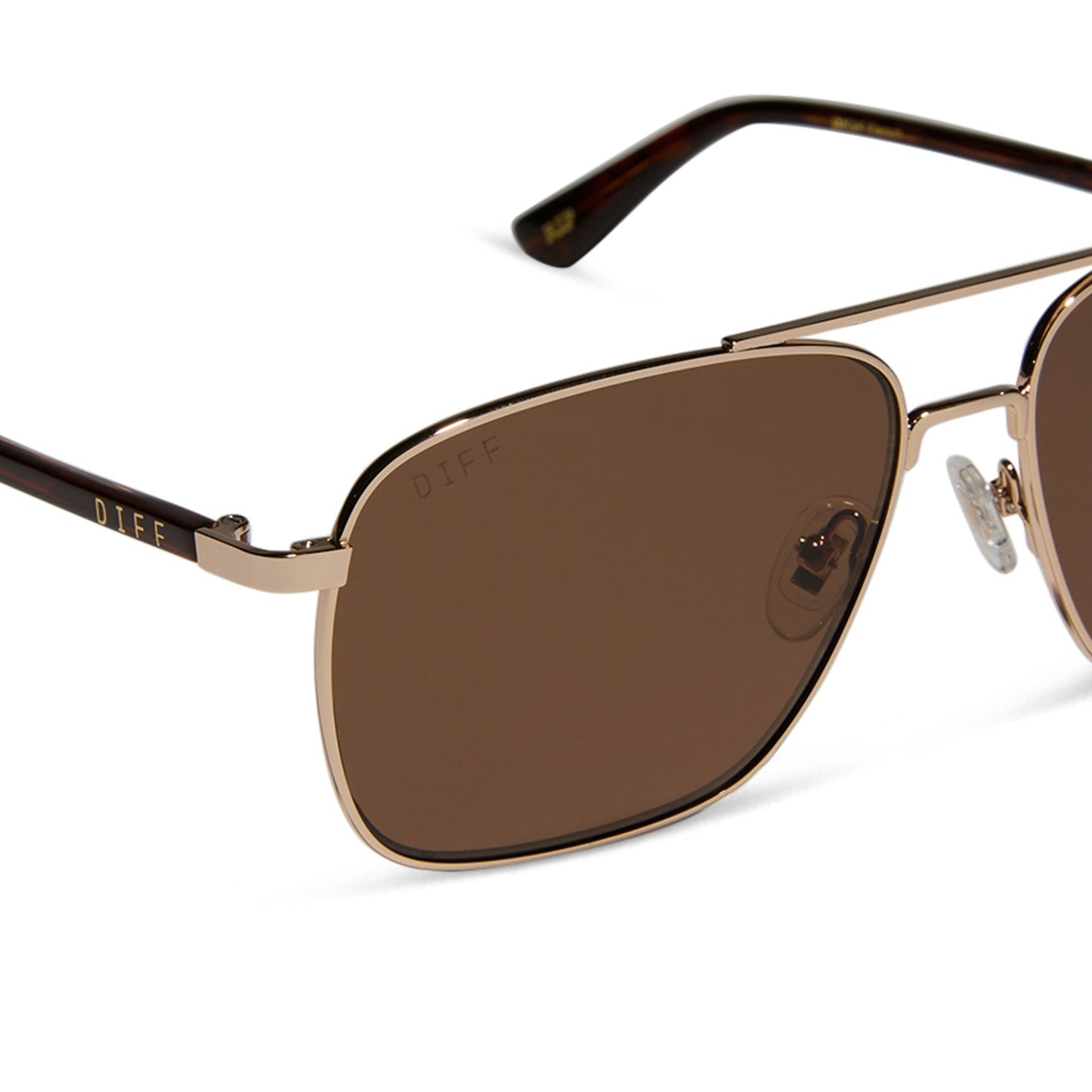 RIP WHEELER - WESTERN GOLD + MARBLED BROWN W BOLD BROWN + POLARIZED SUNGLASSES