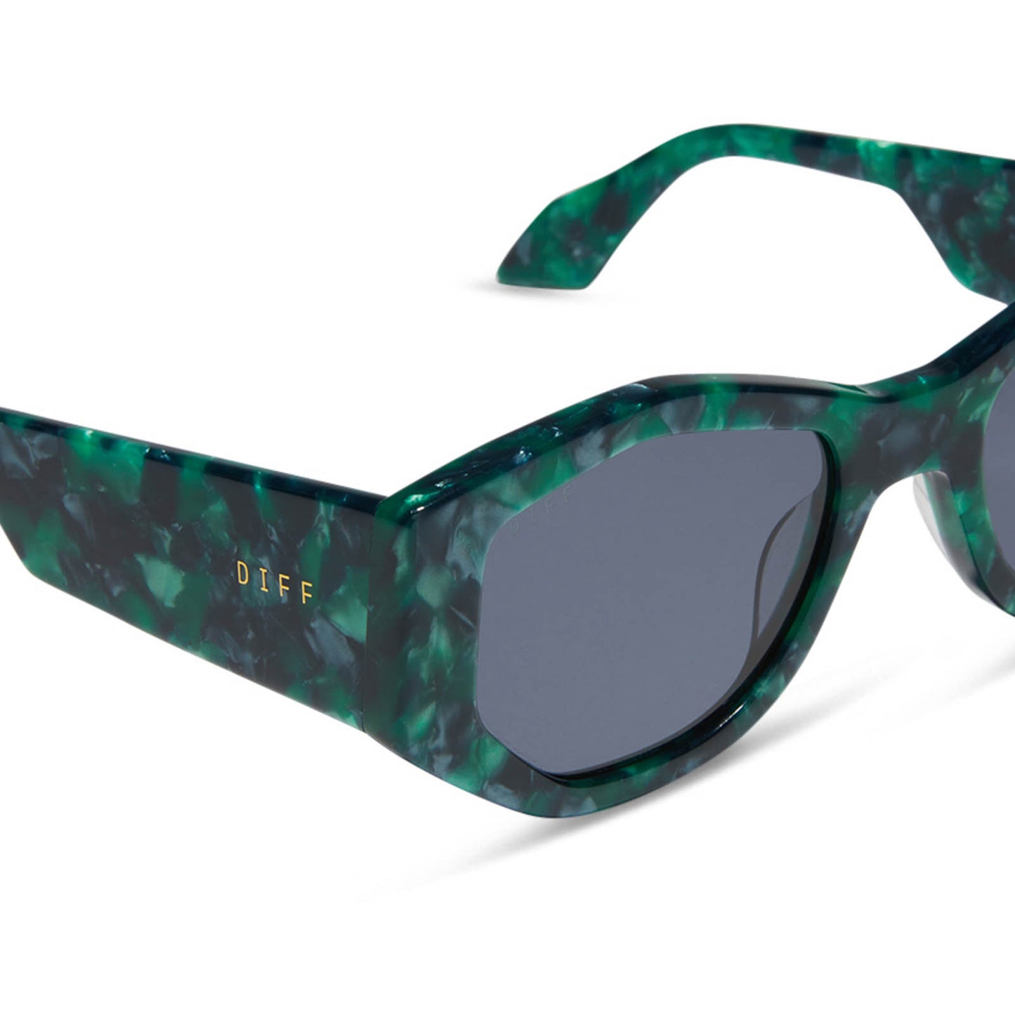 ZOE - DARK IVY TORTOISE + GREY + POLARIZED SUNGLASSES