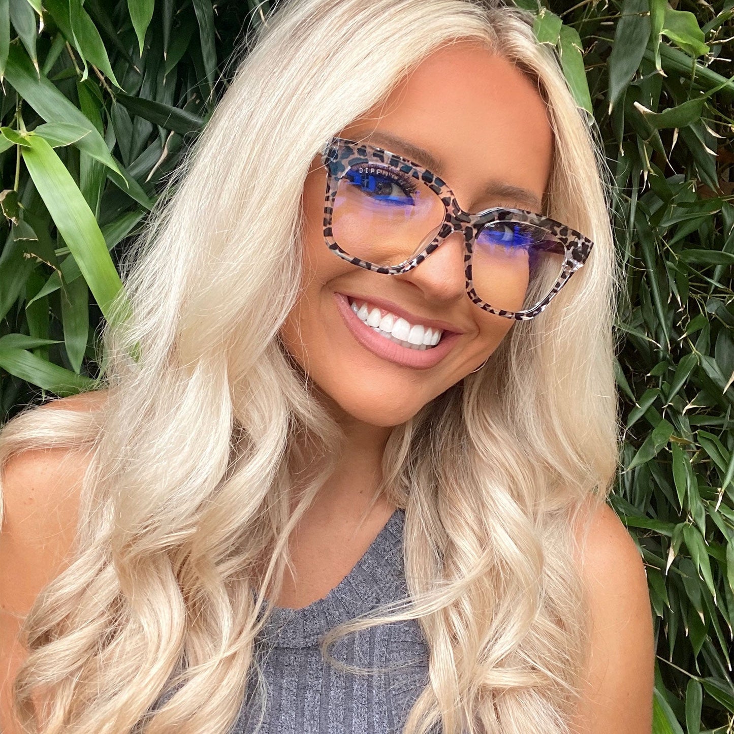 BELLA XS - CLEAR LEOPARD + PRESCRIPTION GLASSES