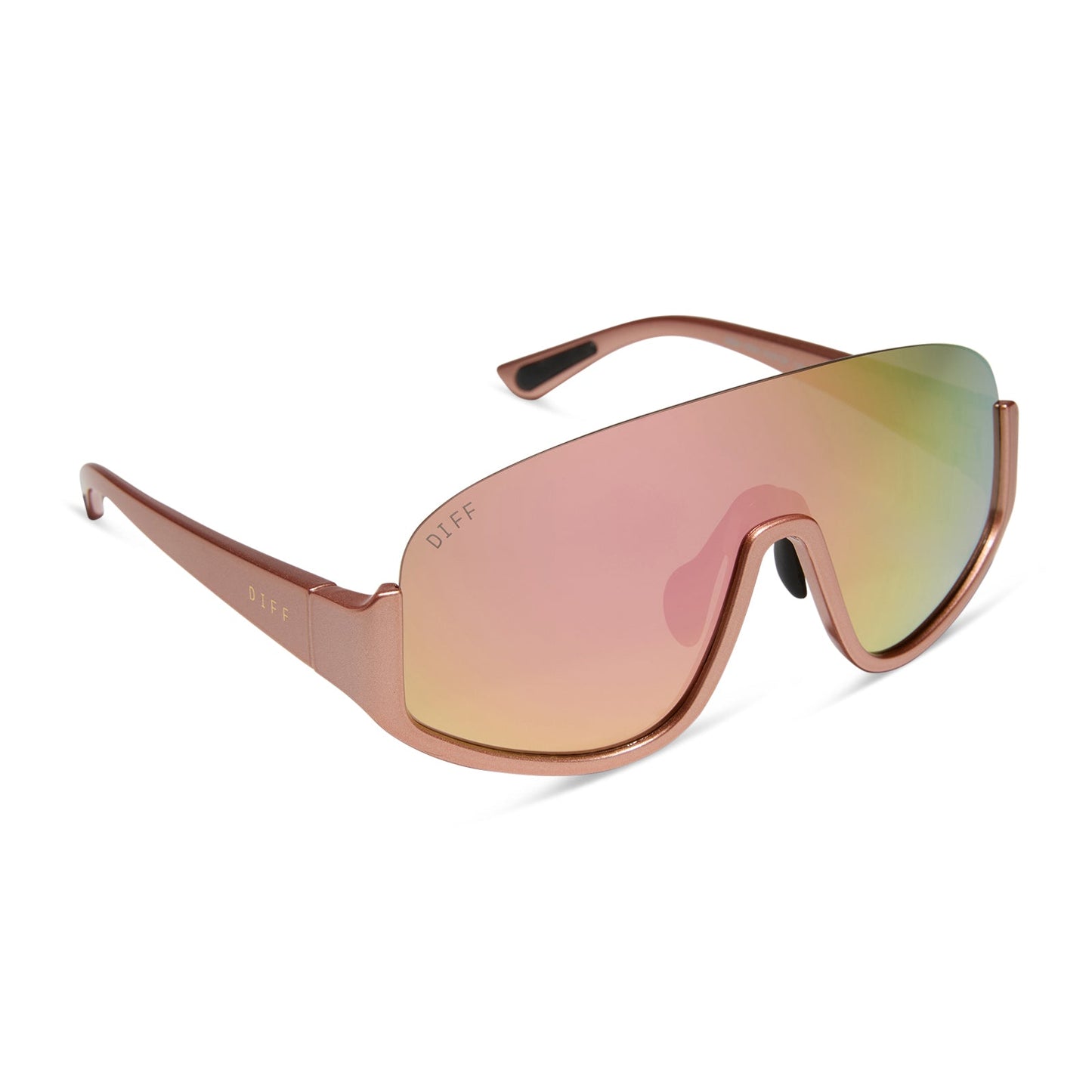 BLAZER - ROSE GOLD + PEACH MIRROR + POLARIZED SUNGLASSES