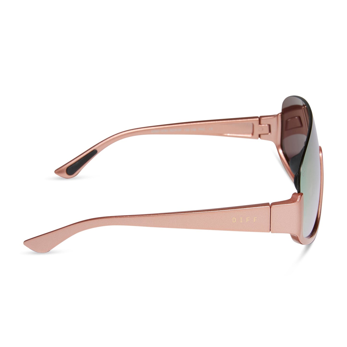 BLAZER - ROSE GOLD + PEACH MIRROR + POLARIZED SUNGLASSES