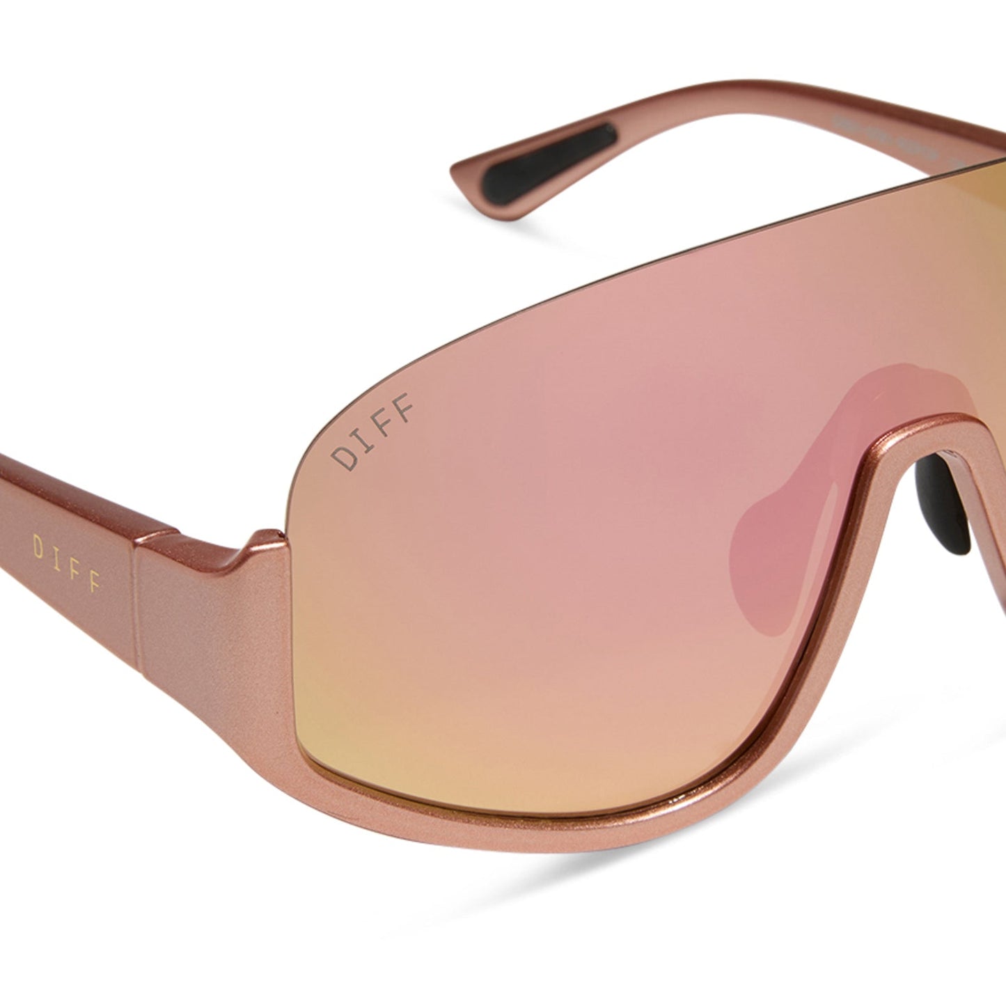 BLAZER - ROSE GOLD + PEACH MIRROR + POLARIZED SUNGLASSES