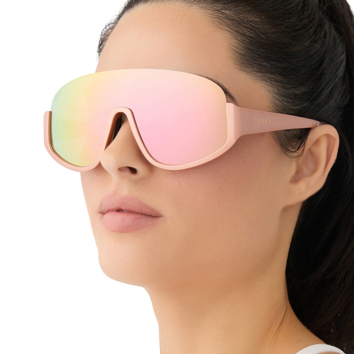 BLAZER - ROSE GOLD + PEACH MIRROR + POLARIZED SUNGLASSES