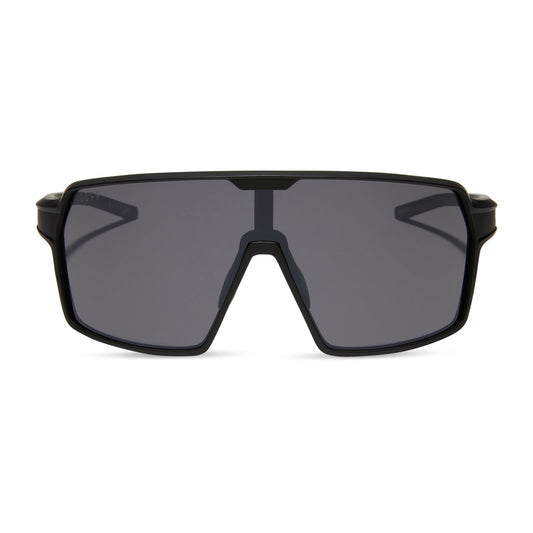 CHARGE - MATTE BLACK + GREY FLASH + POLARIZED SUNGLASSES