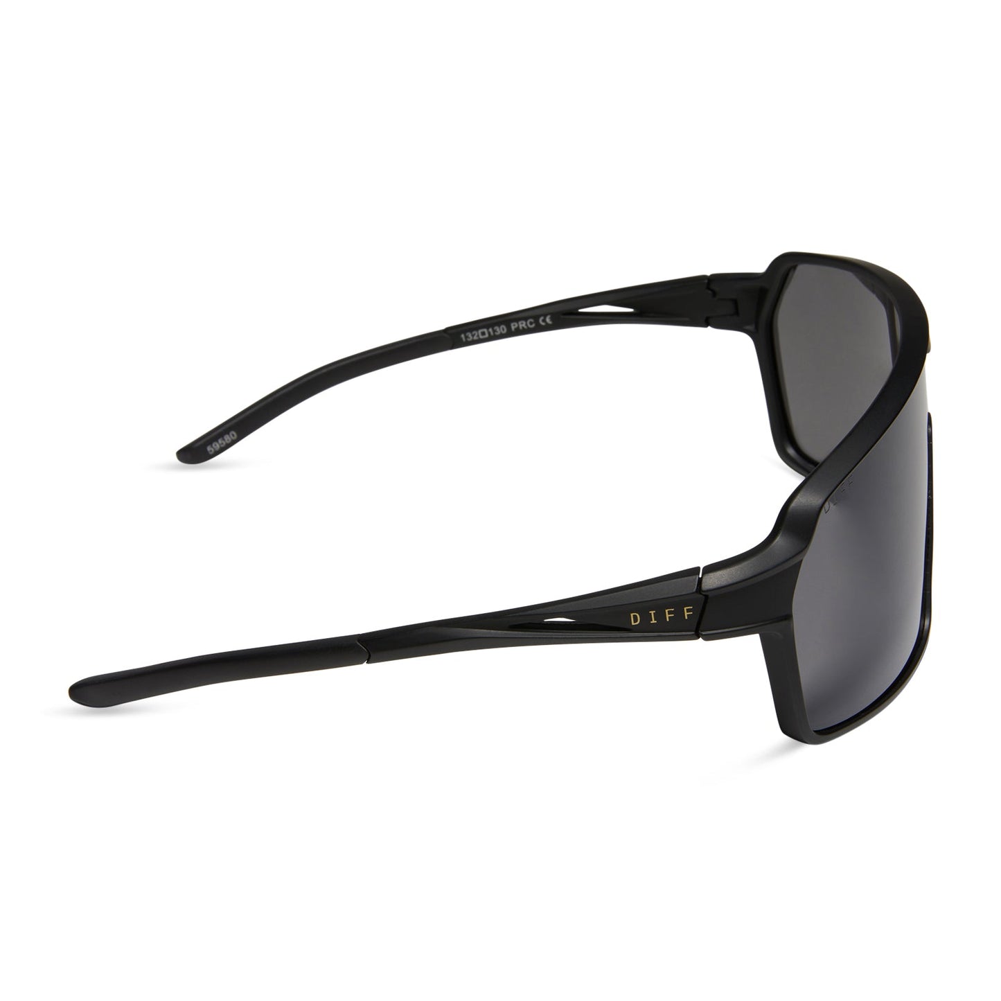 CHARGE - MATTE BLACK + GREY FLASH + POLARIZED SUNGLASSES