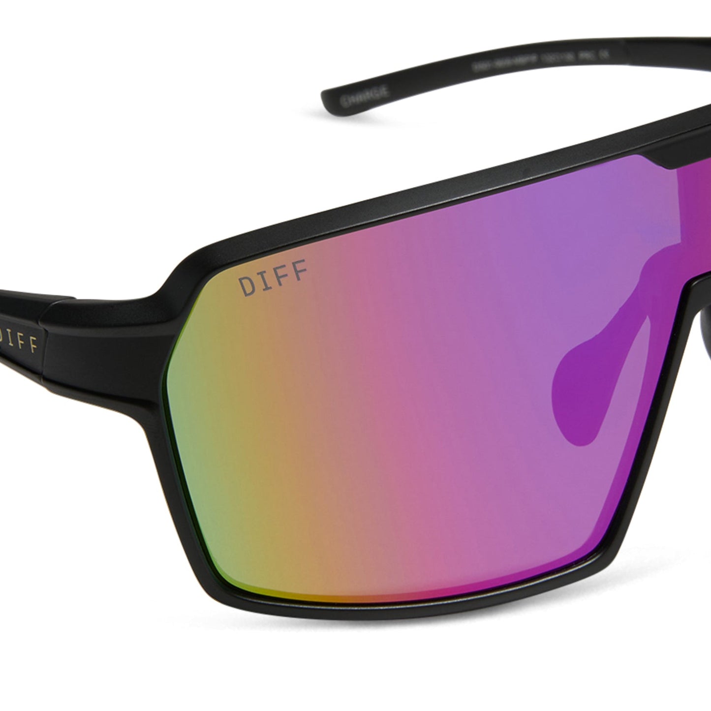 CHARGE - MATTE BLACK + PINK RUSH MIRROR + POLARIZED SUNGLASSES