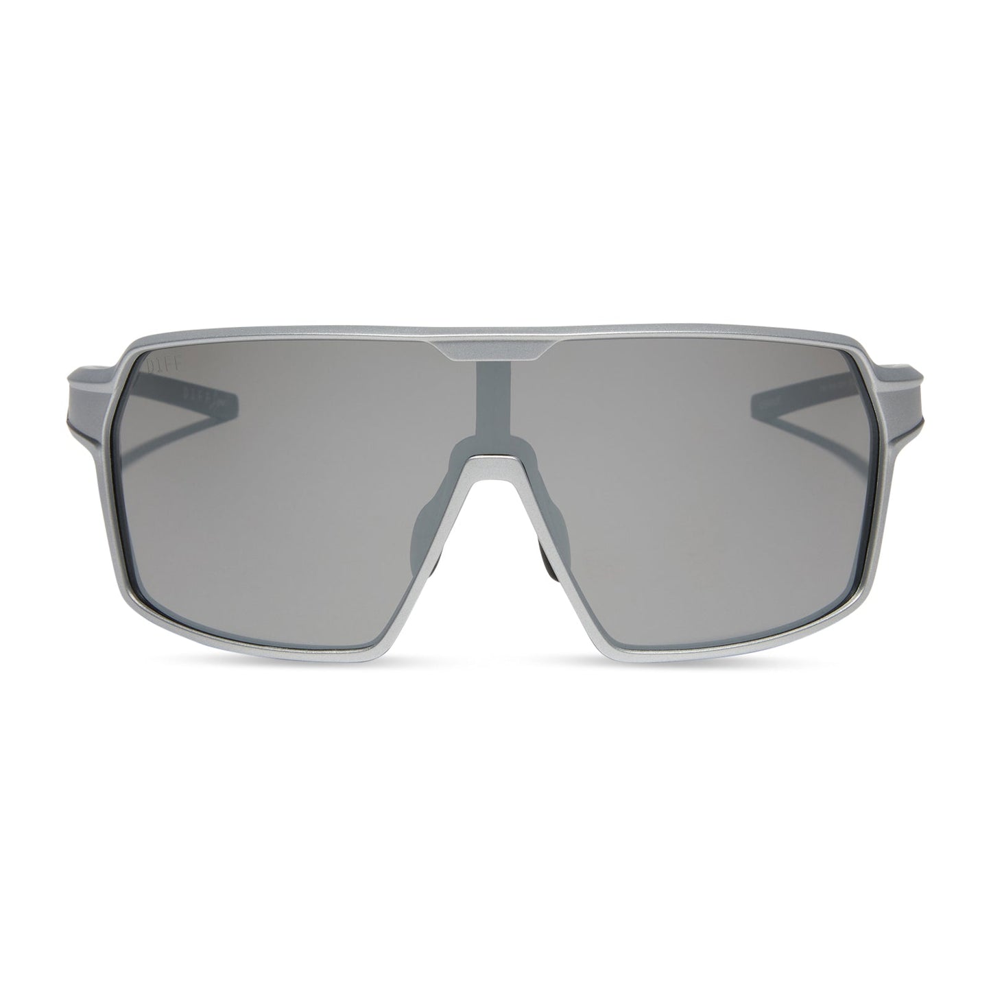 CHARGE - MATTE SILVER + SILVER MIRROR + POLARIZED SUNGLASSES