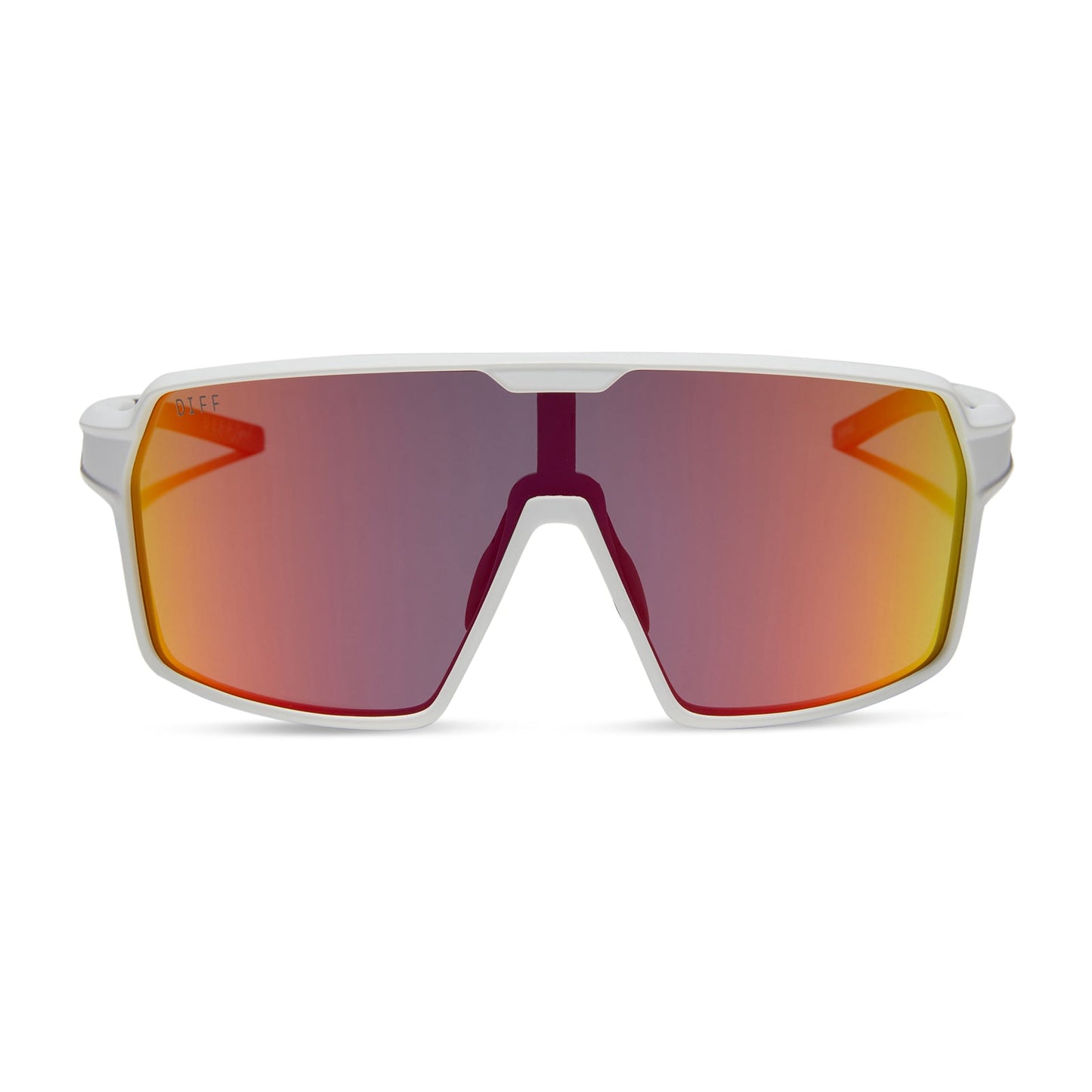 CHARGE - MATTE WHITE + SUNSET MIRROR + POLARIZED SUNGLASSES