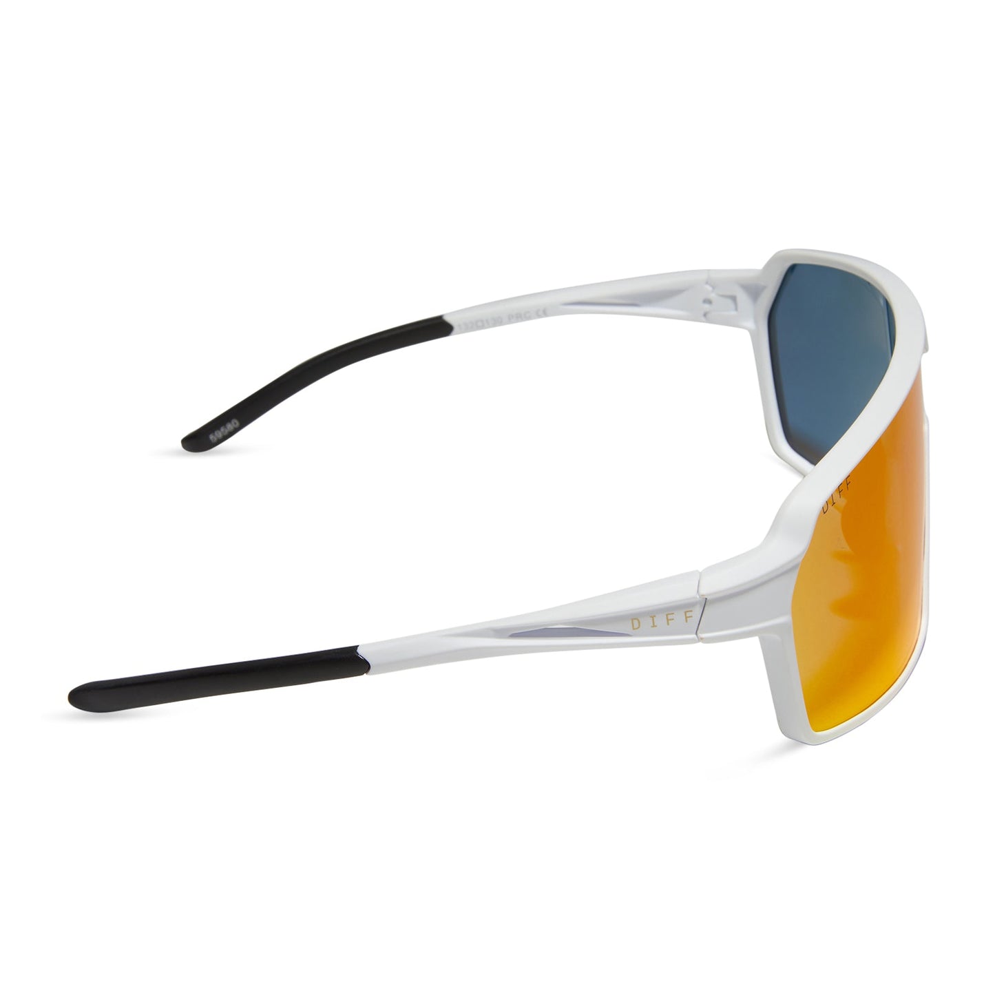 CHARGE - MATTE WHITE + SUNSET MIRROR + POLARIZED SUNGLASSES