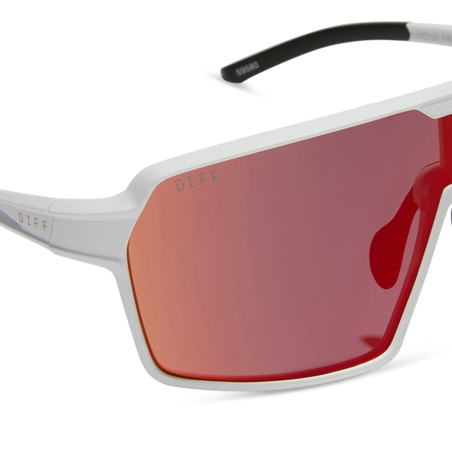 CHARGE - MATTE WHITE + SUNSET MIRROR + POLARIZED SUNGLASSES