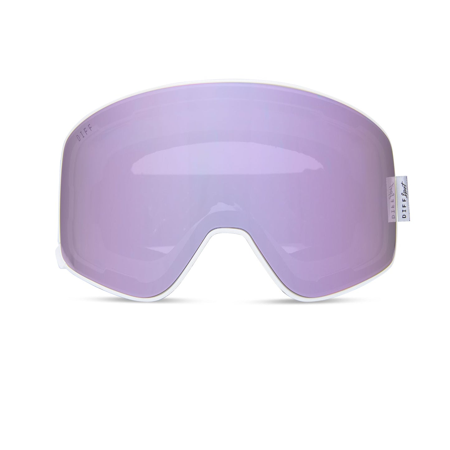 SNOW GOGGLES - FROST + HOUNDSTOOTH + LILAC MIRROR + POLARIZED GOGGLES & FREE AURORA PINK LENS