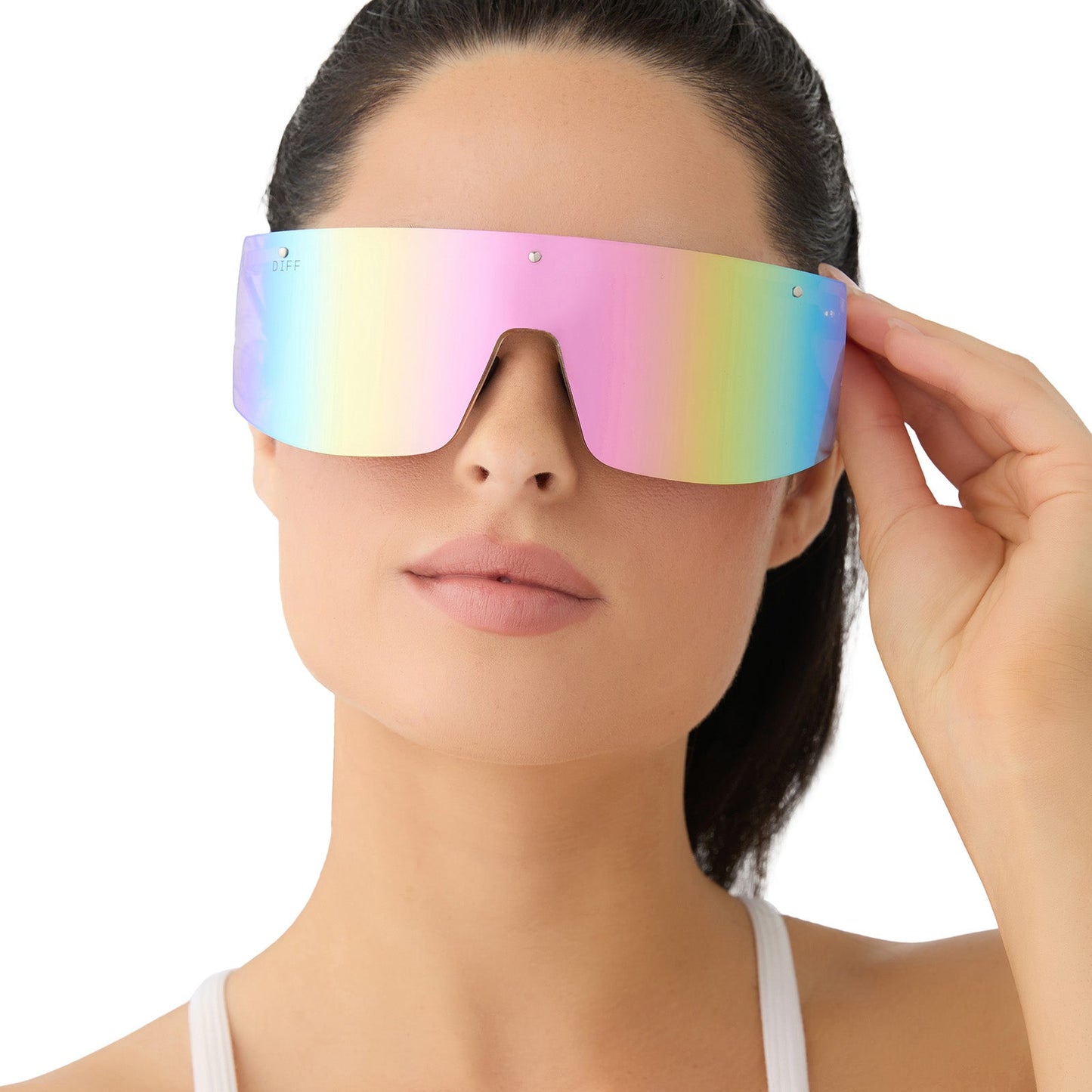 GRANDSLAM - GOLD + SHERBERT RAINBOW MIRROR + POLARIZED SUNGLASSES