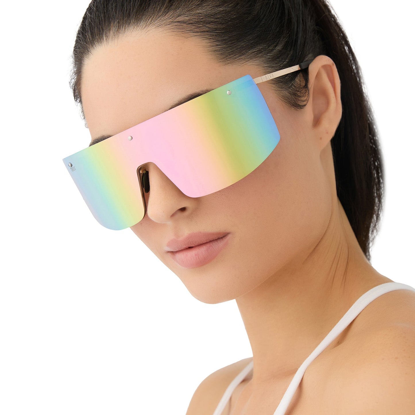 GRANDSLAM - GOLD + SHERBERT RAINBOW MIRROR + POLARIZED SUNGLASSES