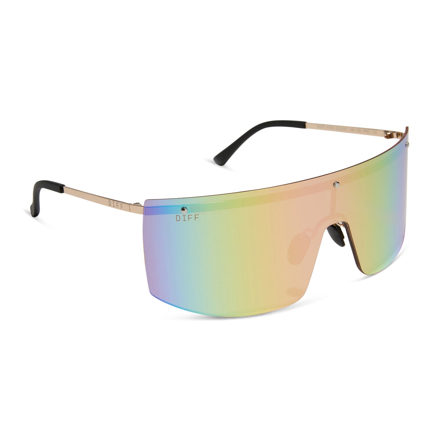 GRANDSLAM - GOLD + SHERBERT RAINBOW MIRROR + POLARIZED SUNGLASSES