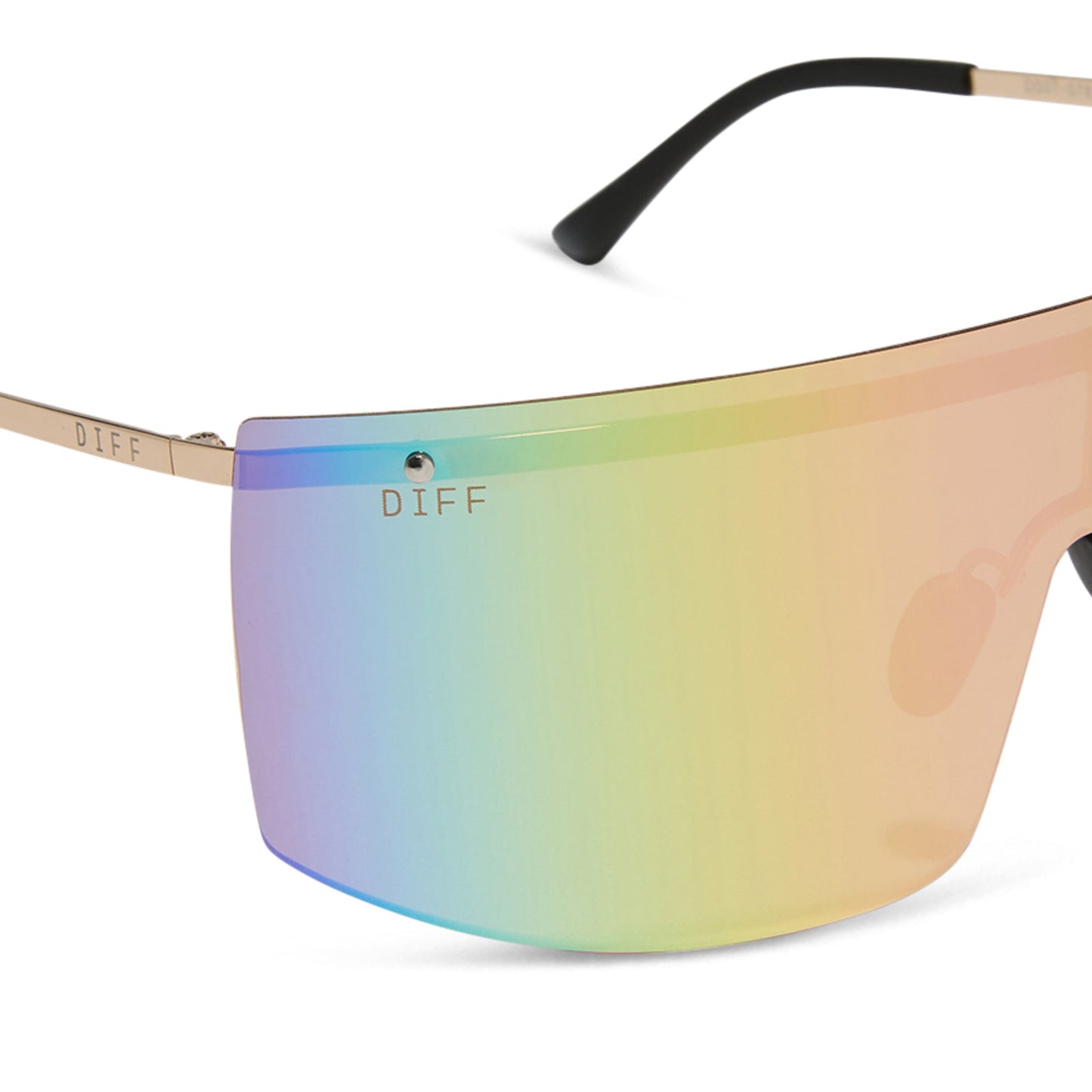 GRANDSLAM - GOLD + SHERBERT RAINBOW MIRROR + POLARIZED SUNGLASSES