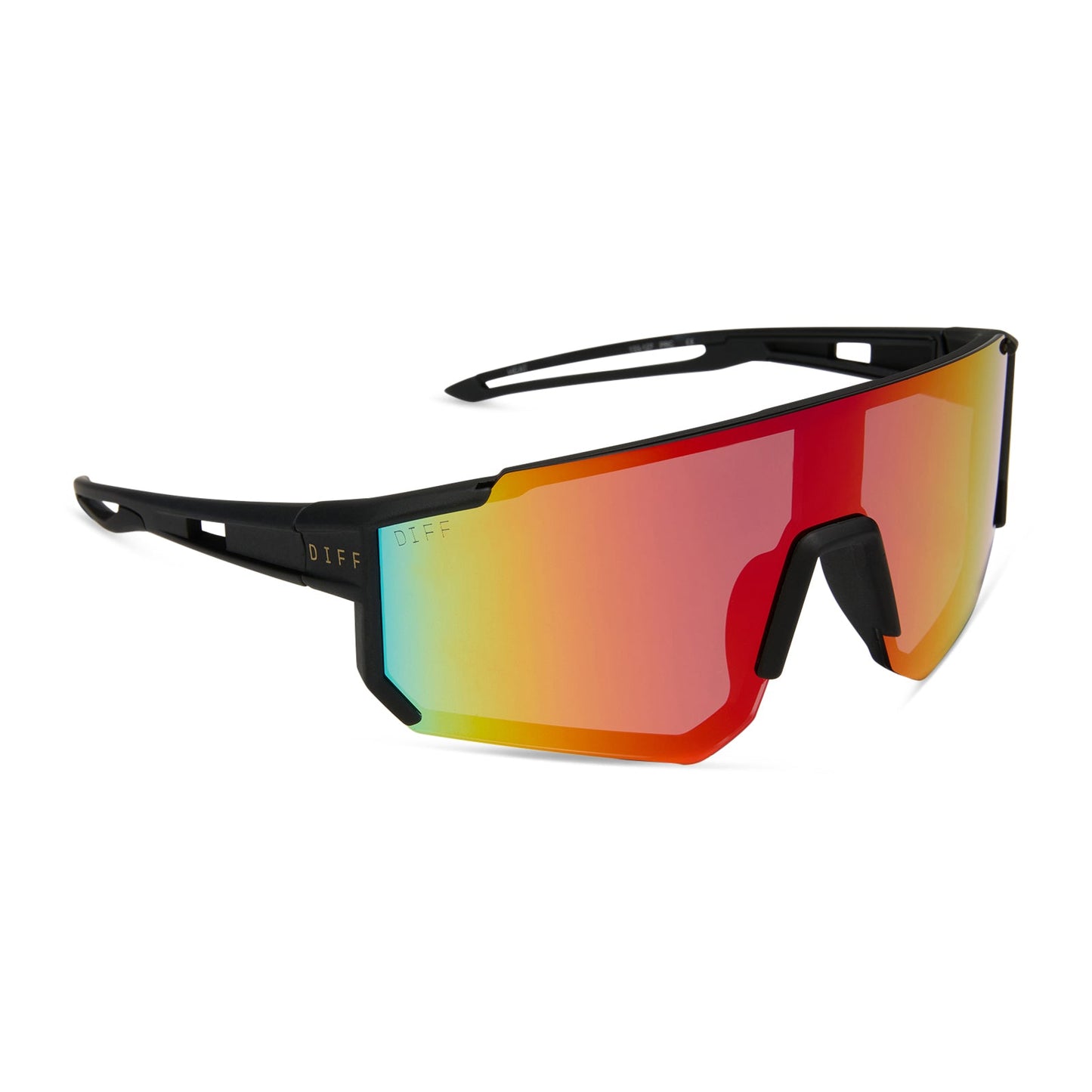 HEAT - MATTE BLACK + RAINBOW MIRROR + POLARIZED SUNGLASSES